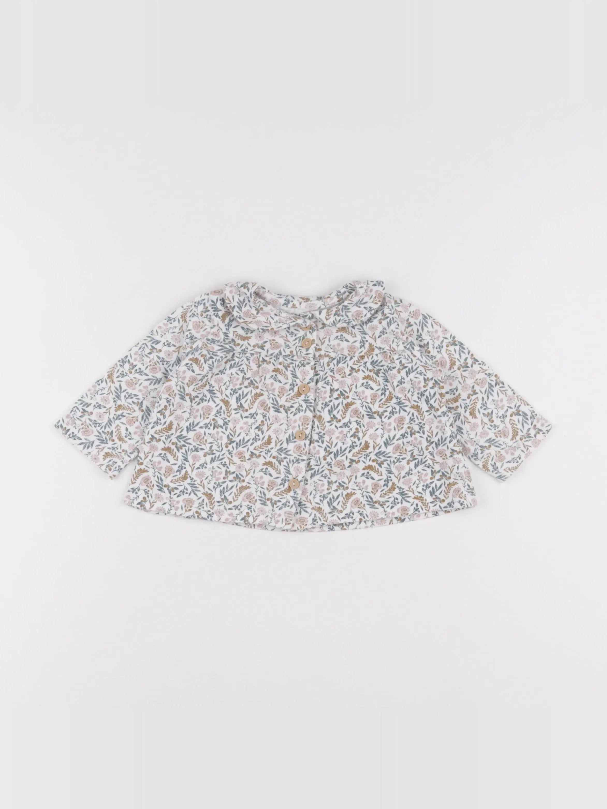Vertbaudet - tee-shirt multicolore - 6 mois