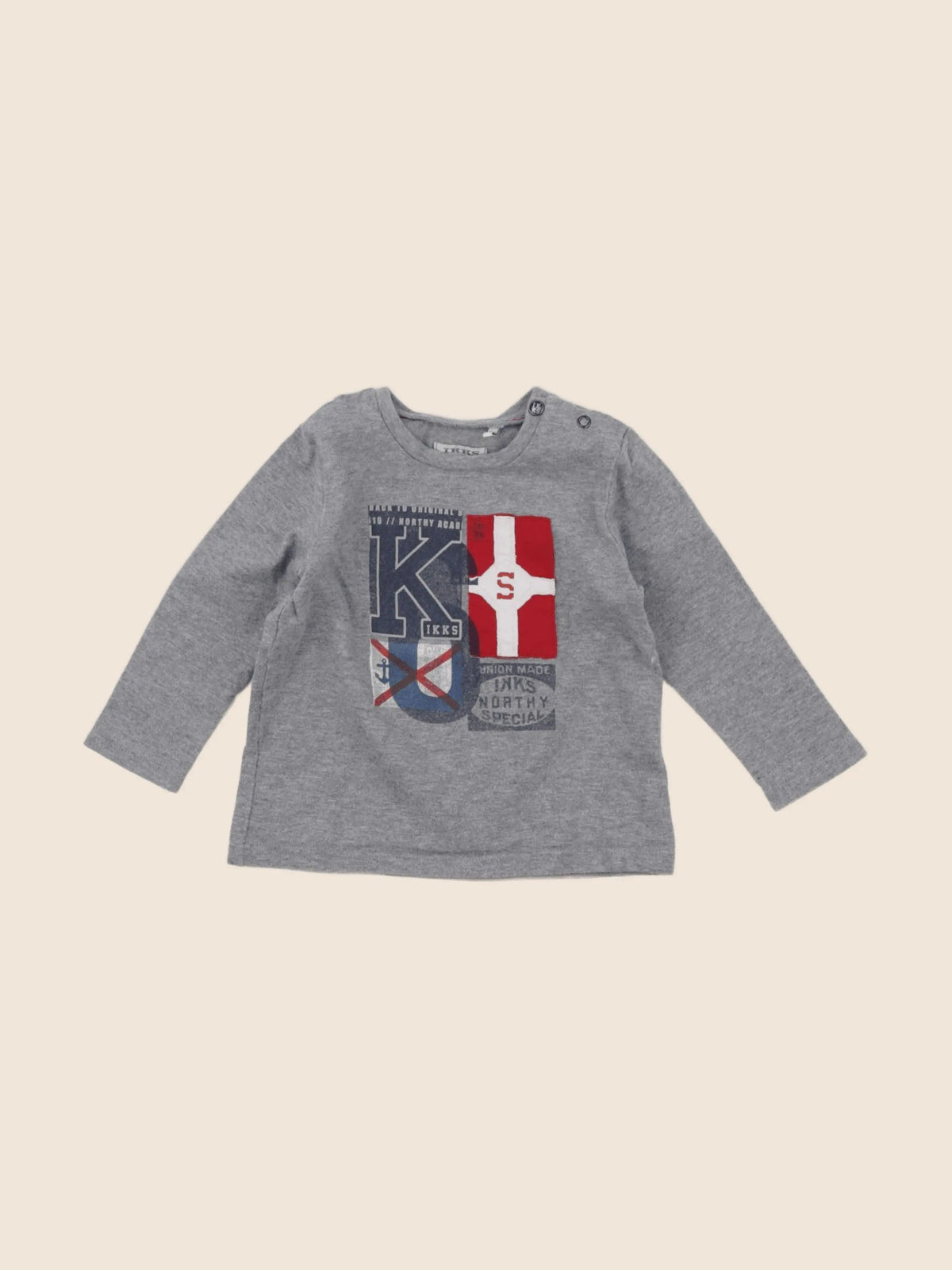 IKKS - tee-shirt multicolore - 12 mois