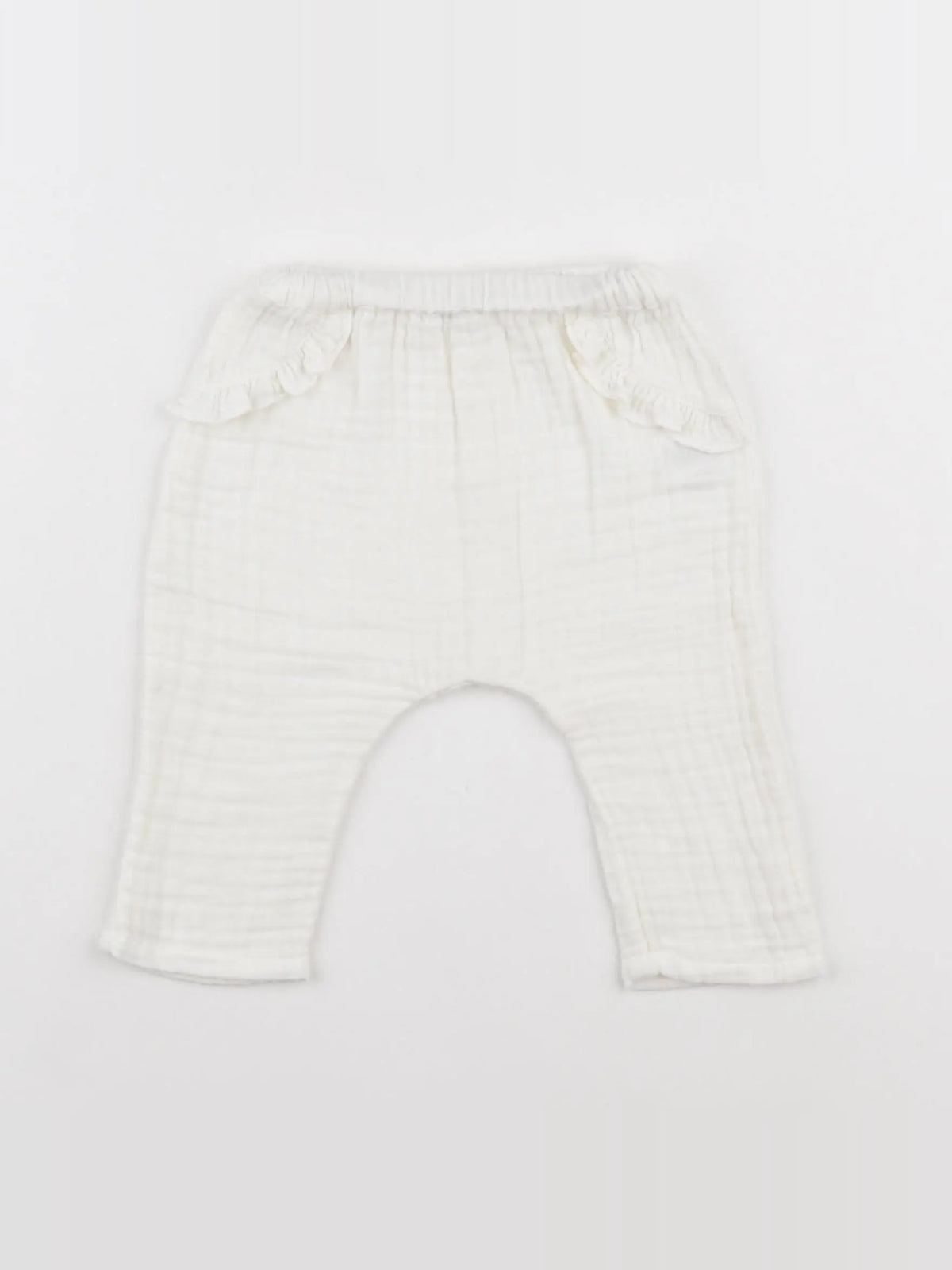 Boutchou - sarouel blanc - 6 mois