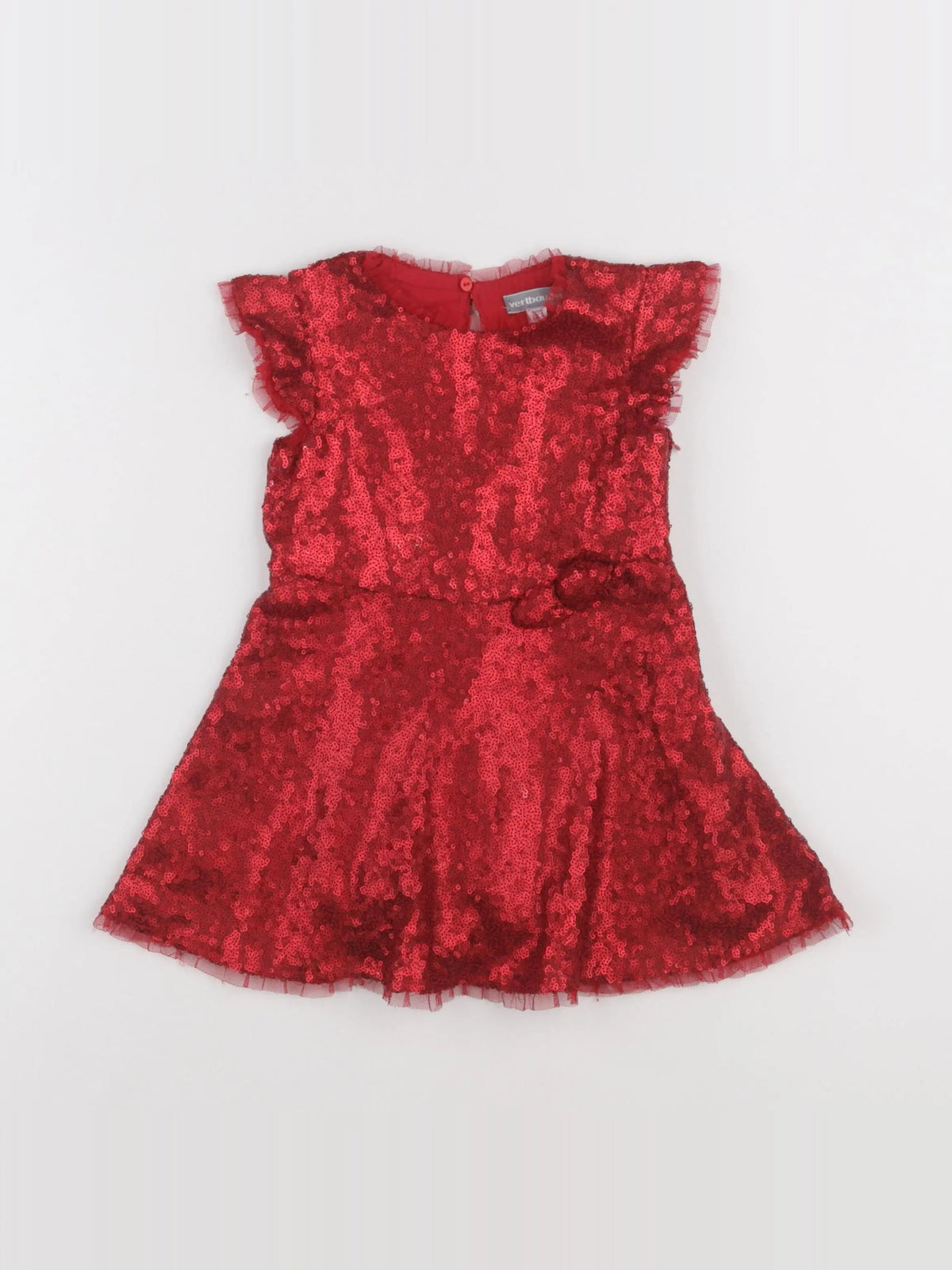 Vertbaudet - robe rouge - 2 ans