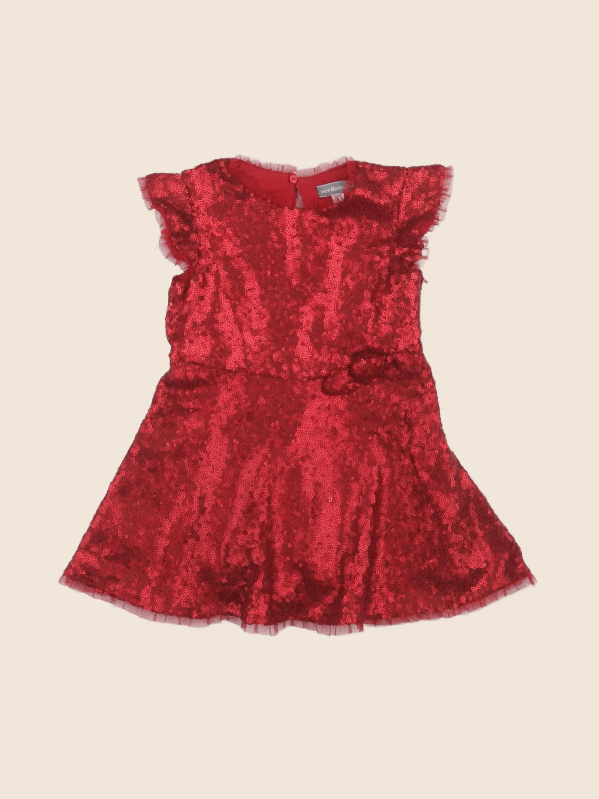 Vertbaudet - robe rouge - 2 ans