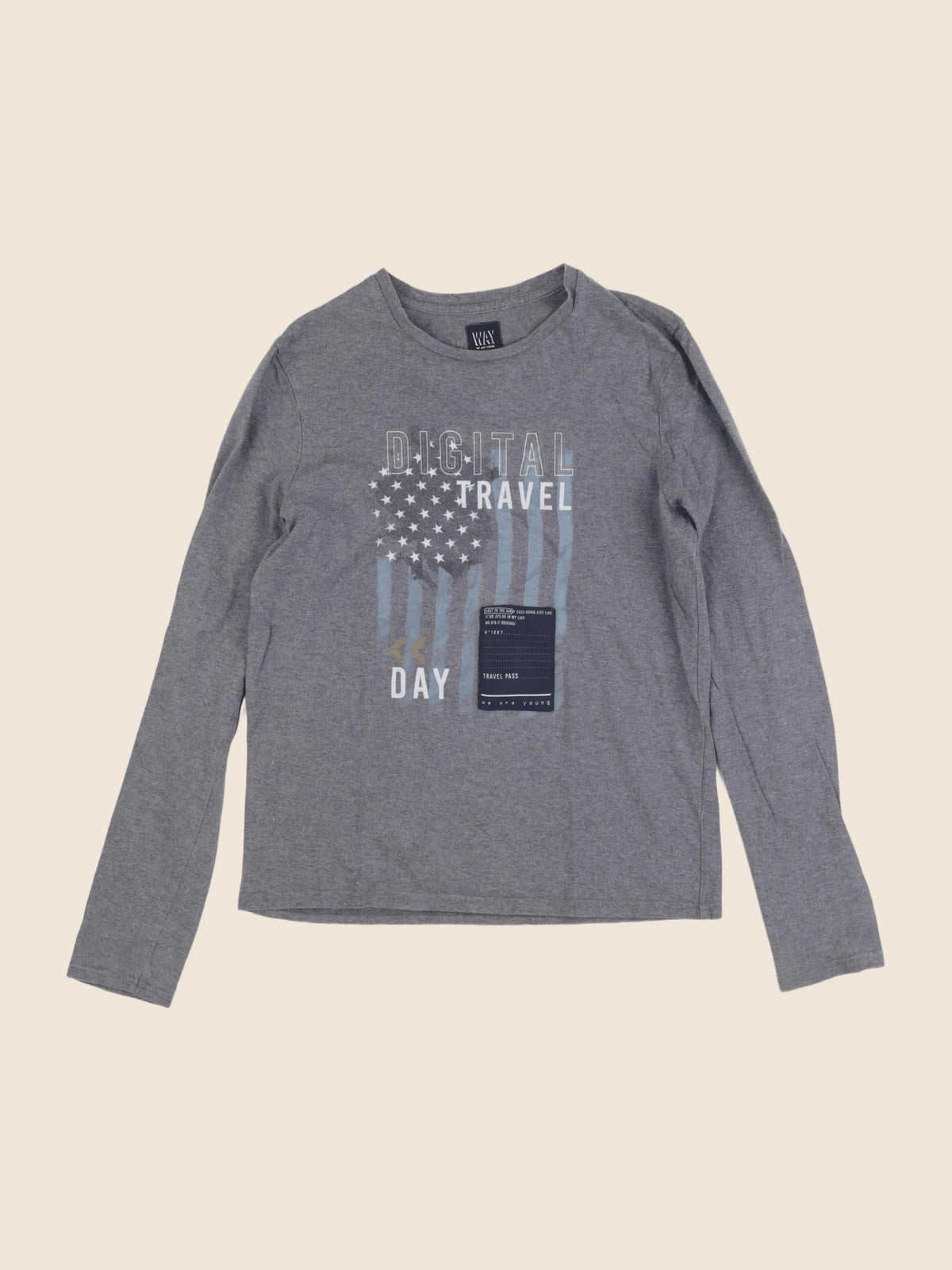 IKKS - tee-shirt gris - 14 ans