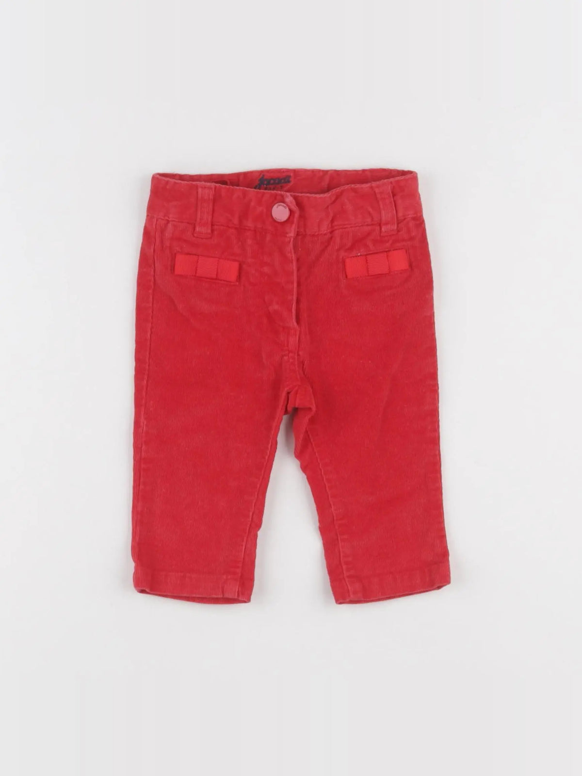 Jacadi - pantalon rouge - 6 mois