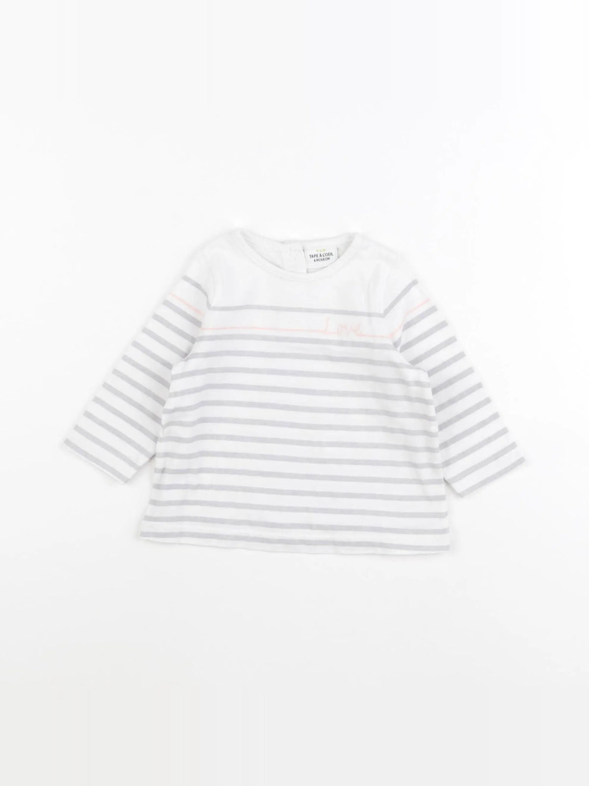 Tape à l'oeil - tee-shirt blanc - 6 mois