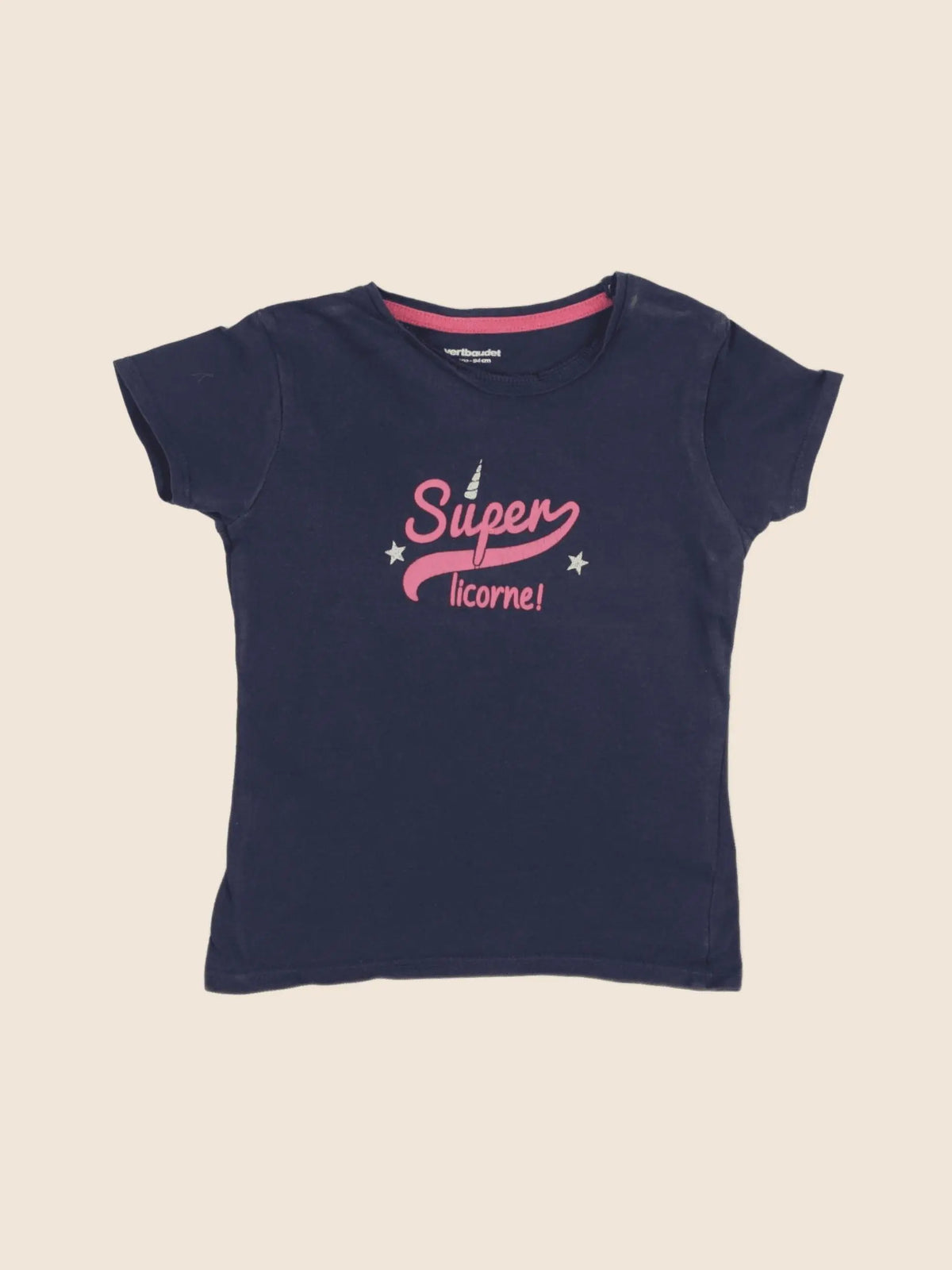 Vertbaudet - tee-shirt bleu - 3 ans