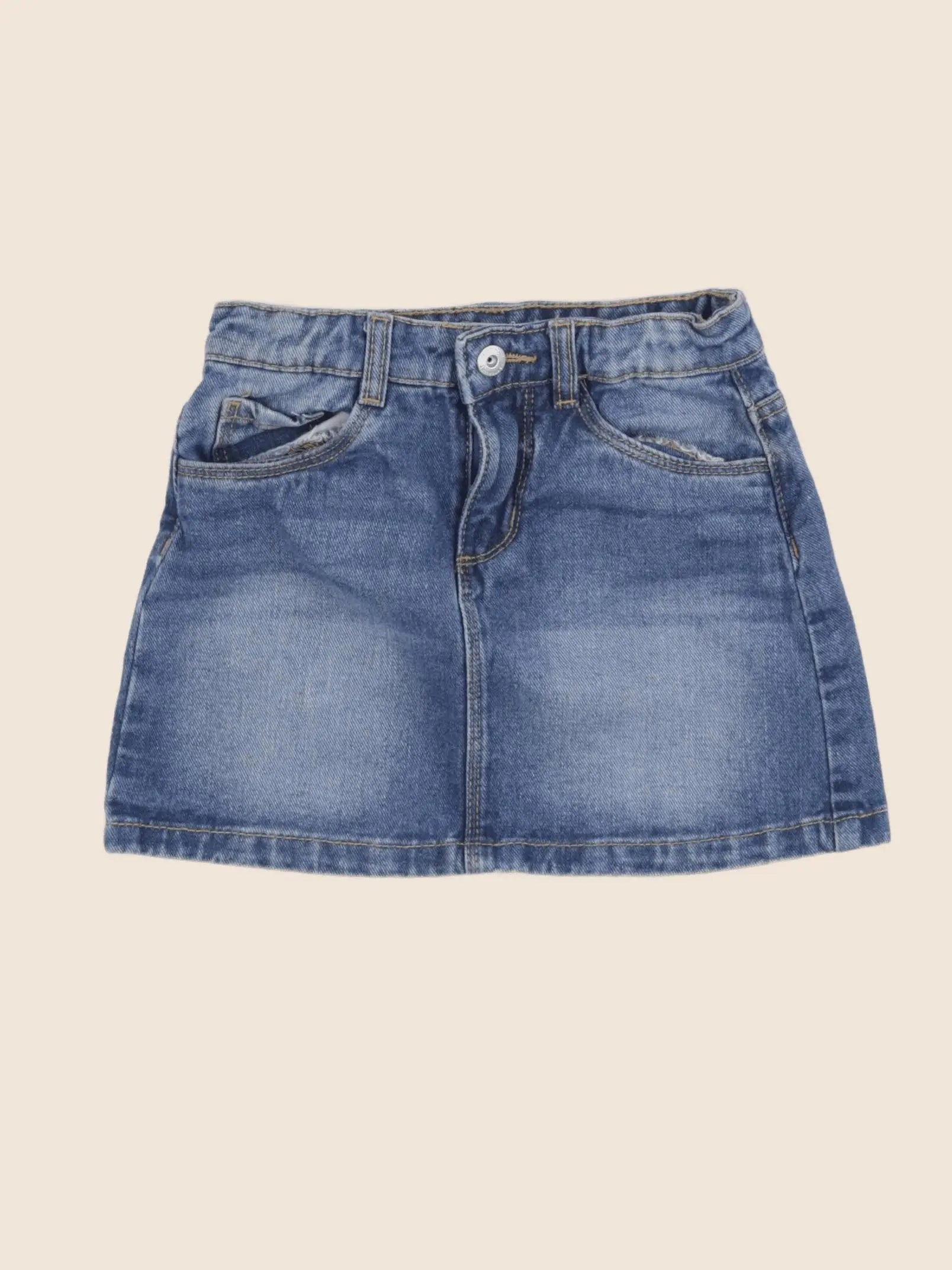 Vertbaudet - jupe bleu - 6 ans