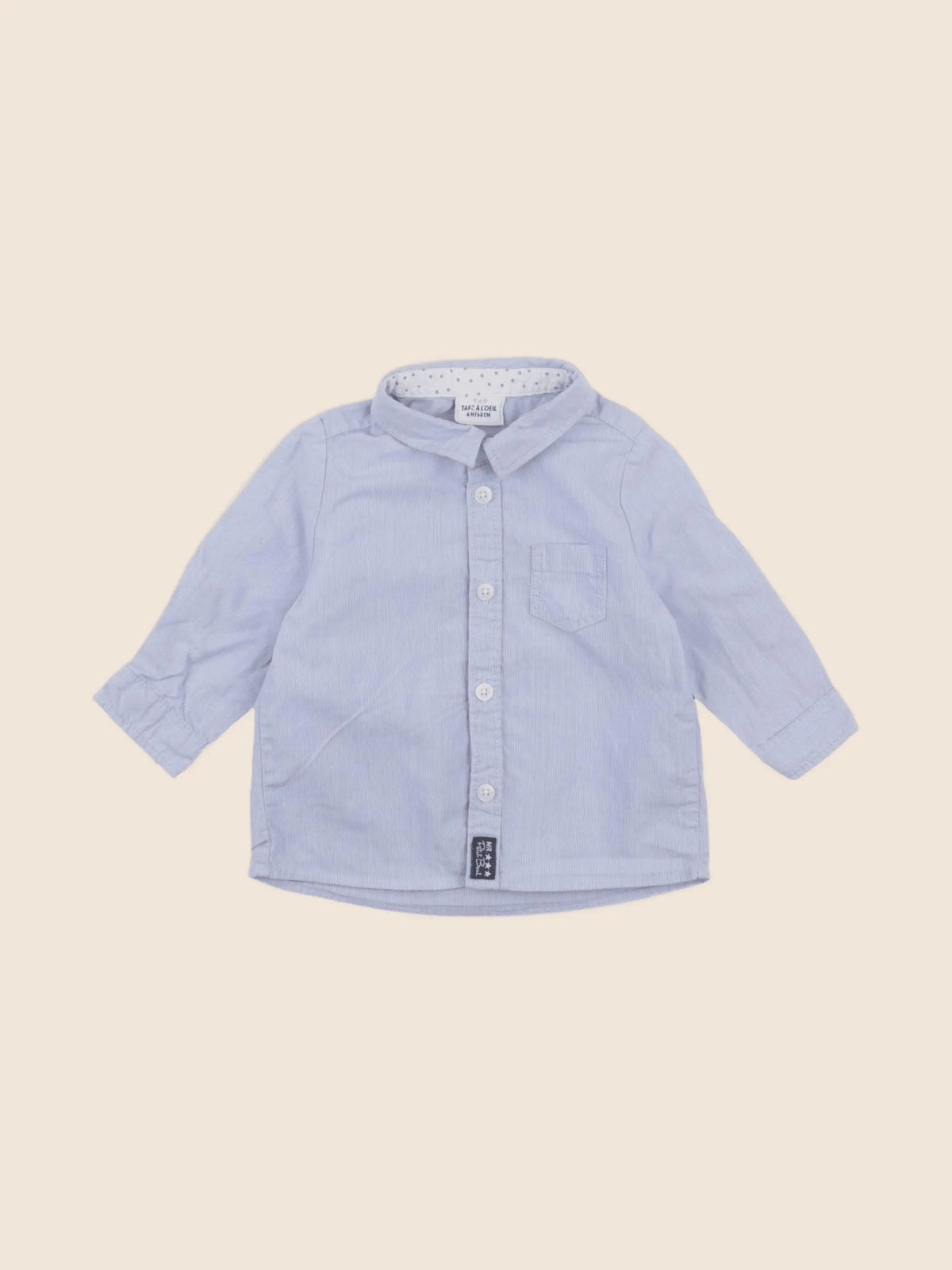 Tape à l'oeil - chemise bleu - 6 mois