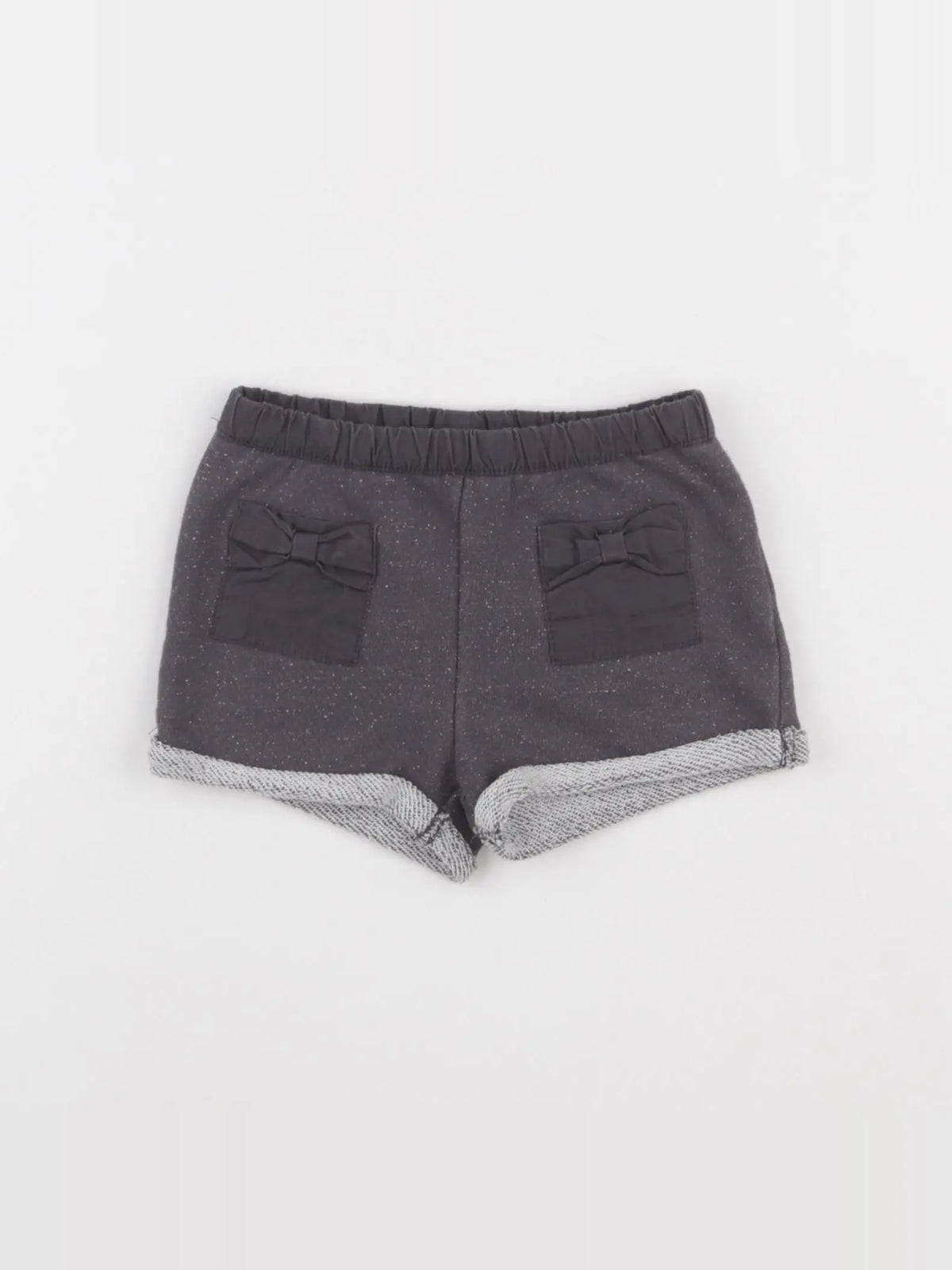 Vertbaudet - short gris - 12 mois