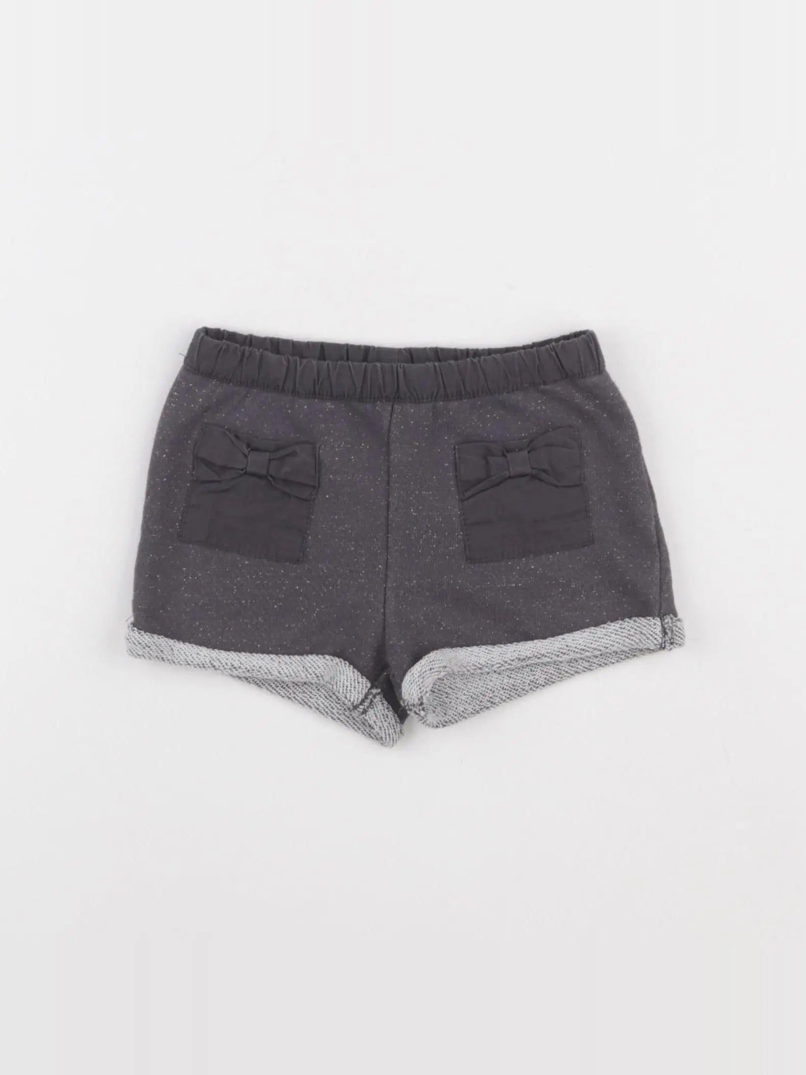 Vertbaudet - short gris - 12 mois