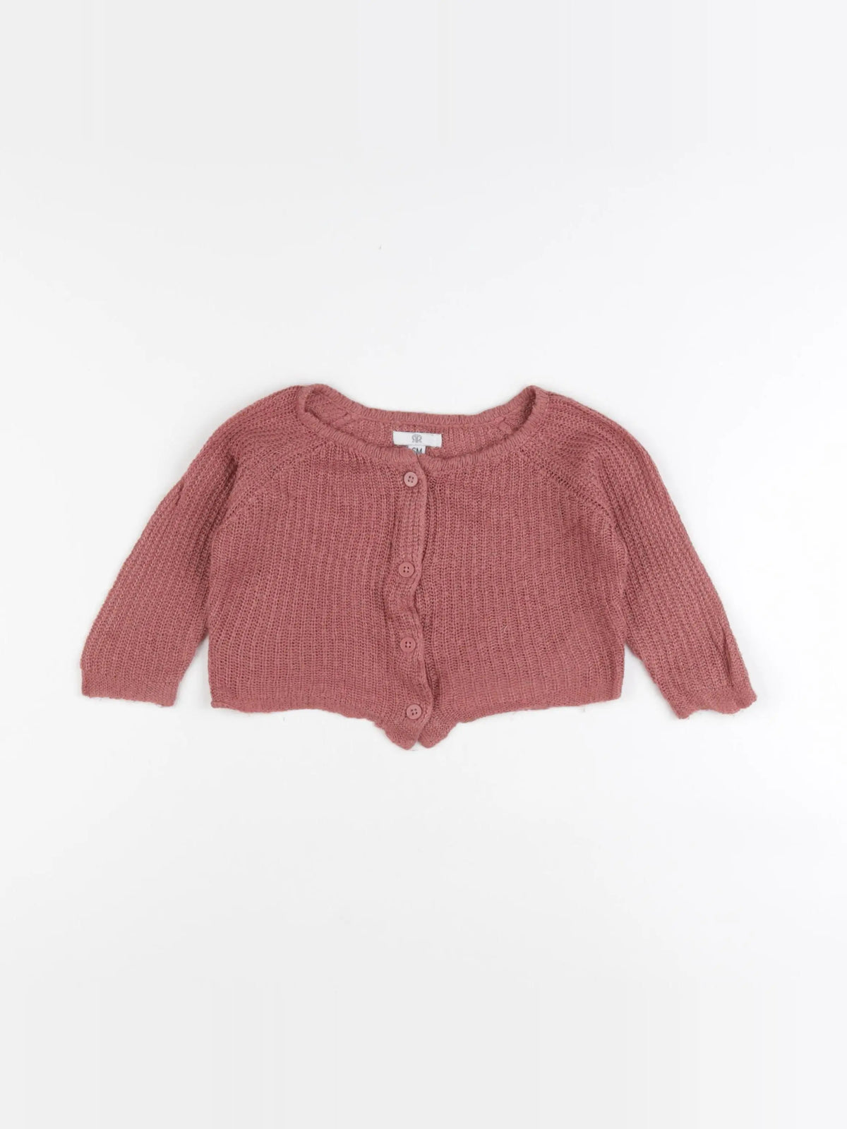 La Redoute - gilet rose - 6 mois