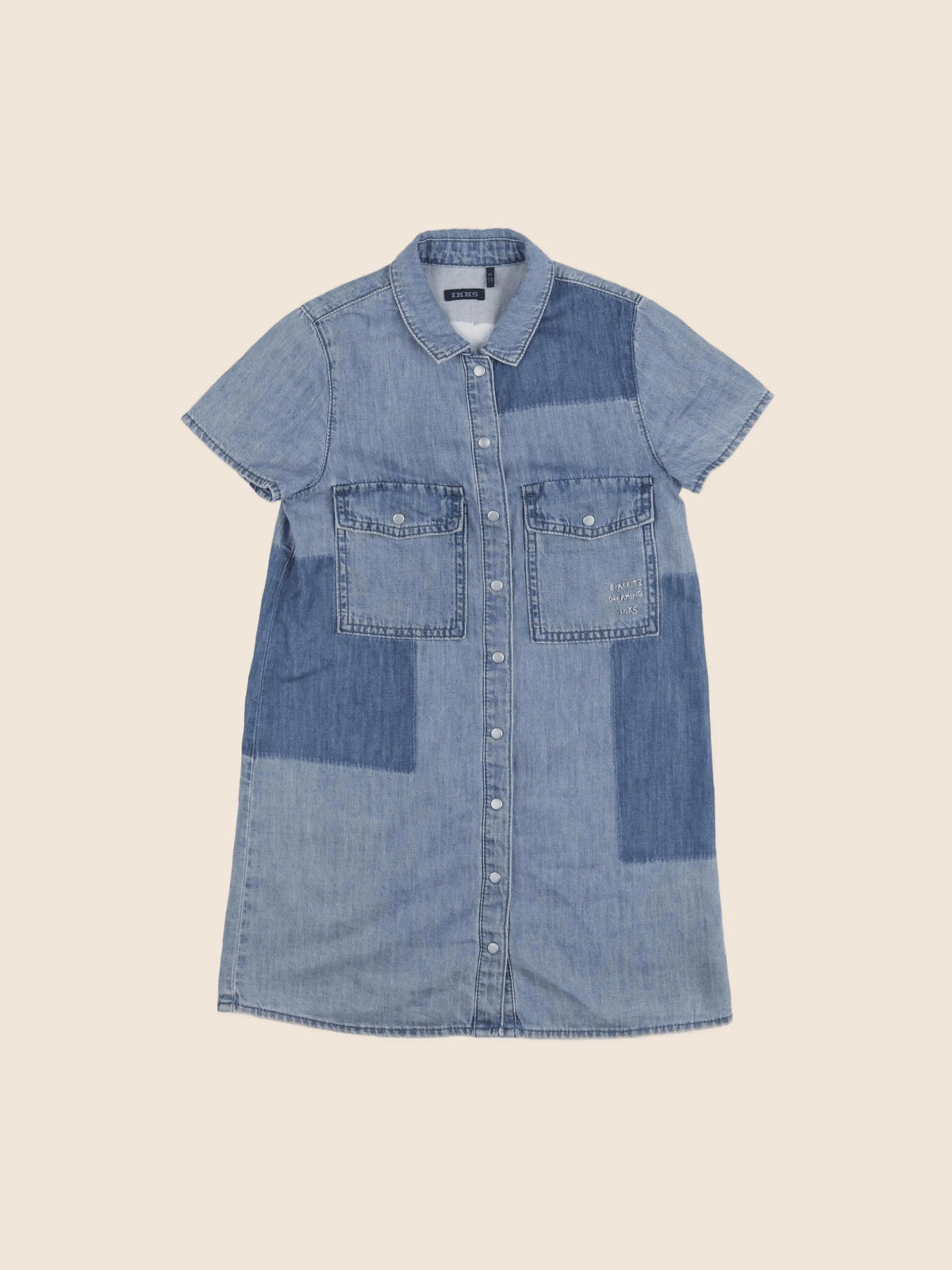 IKKS - robe bleu - 8 ans