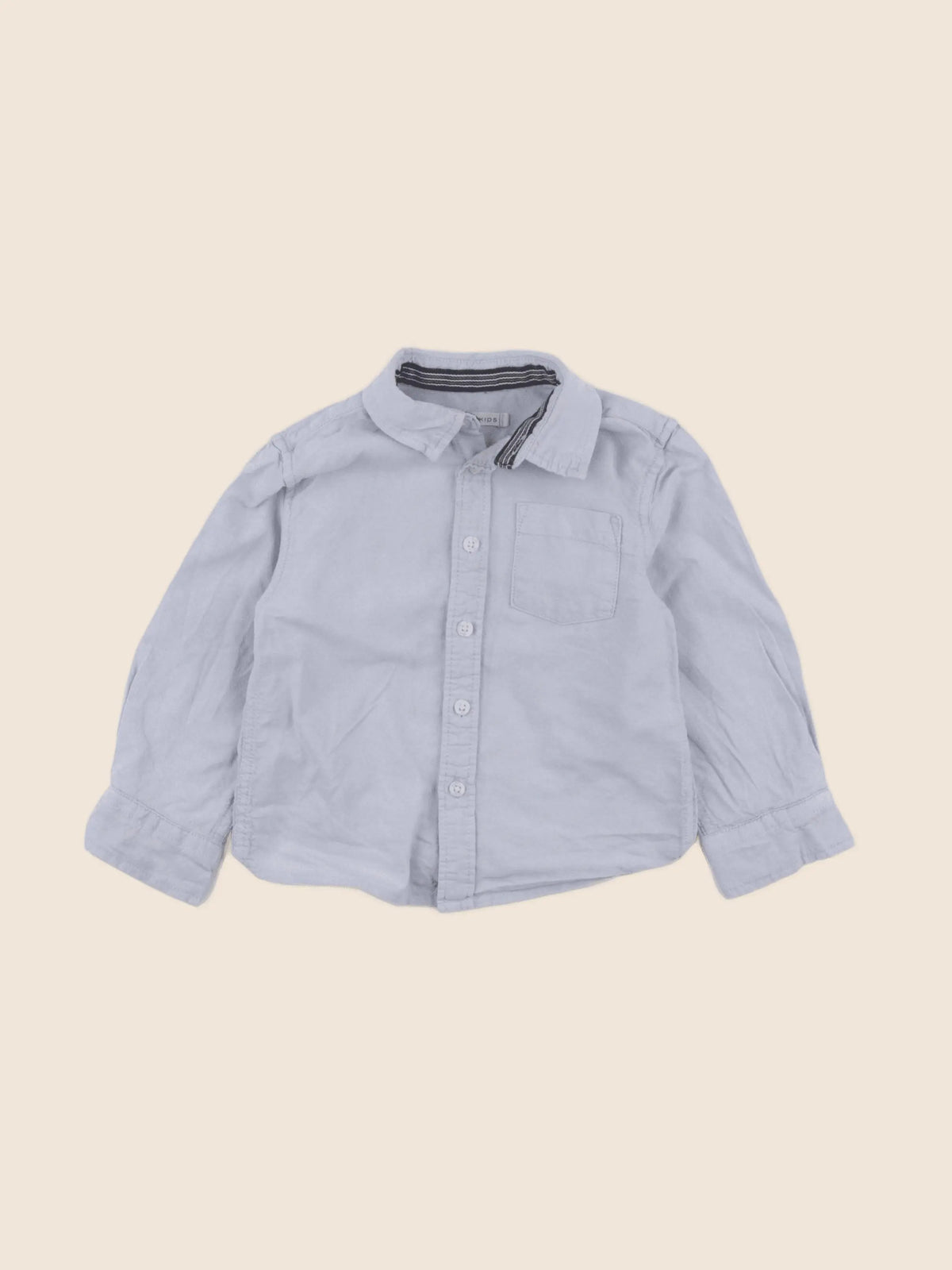 Monoprix - chemise bleu - 3 ans