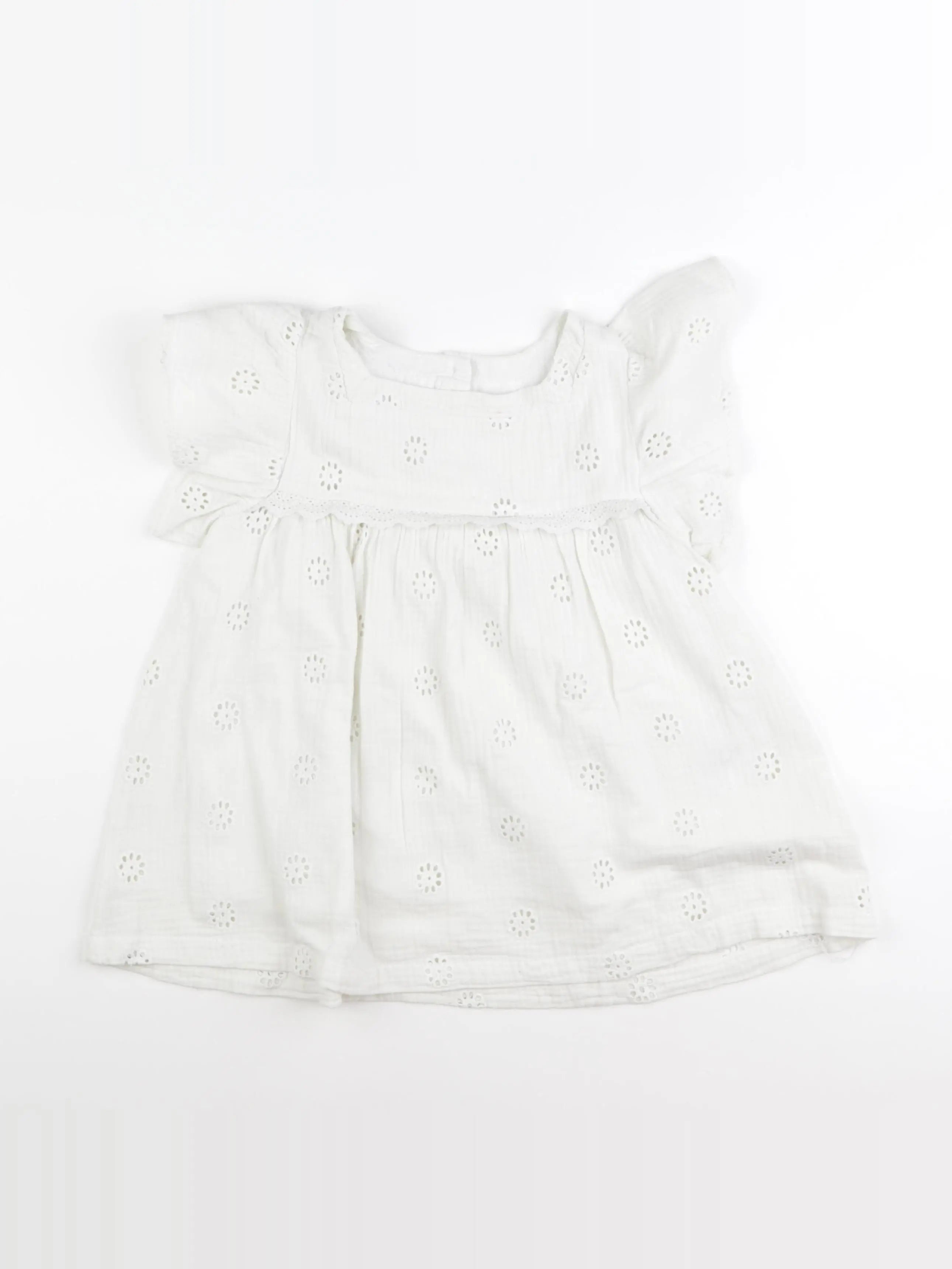 Vertbaudet - blouse blanc - 10 ans