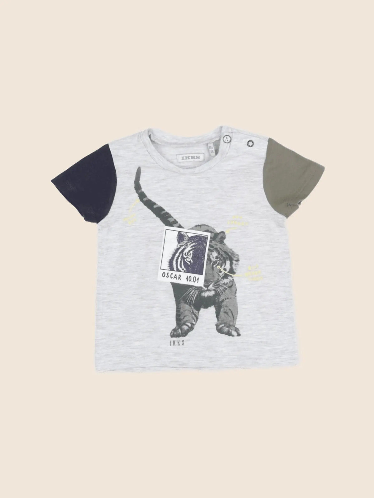 IKKS - tee-shirt gris - 6 mois