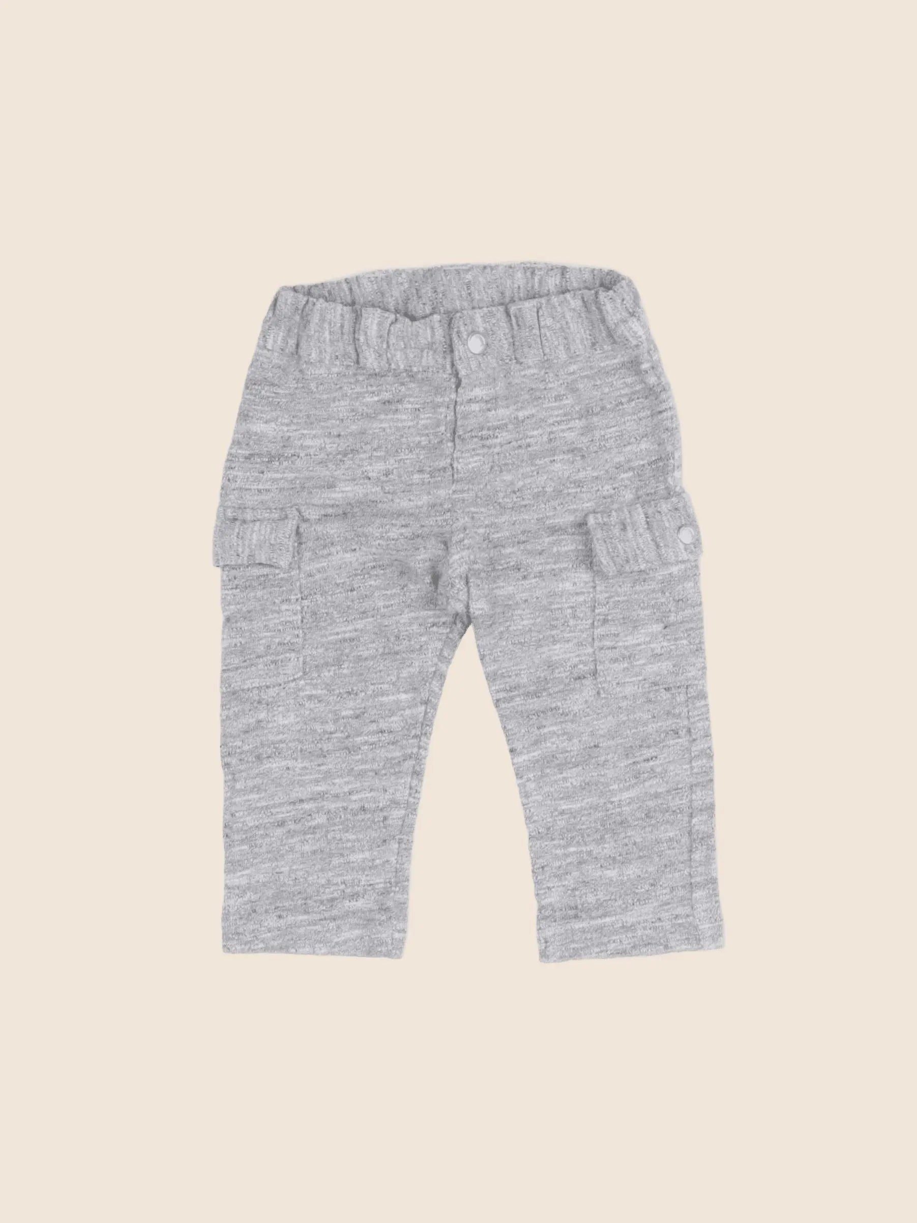 Petit Bateau - pantalon gris - 12 mois