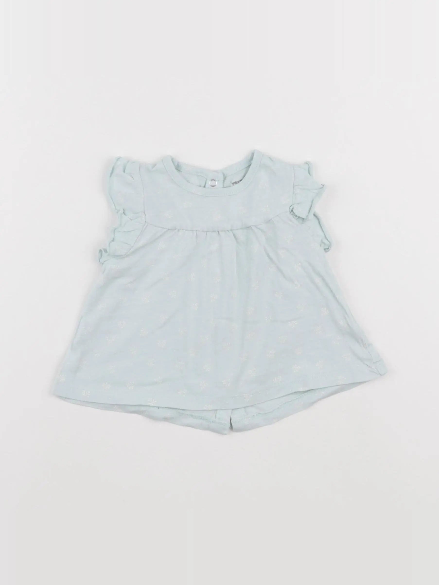 Vertbaudet - tee-shirt bleu - 9 mois