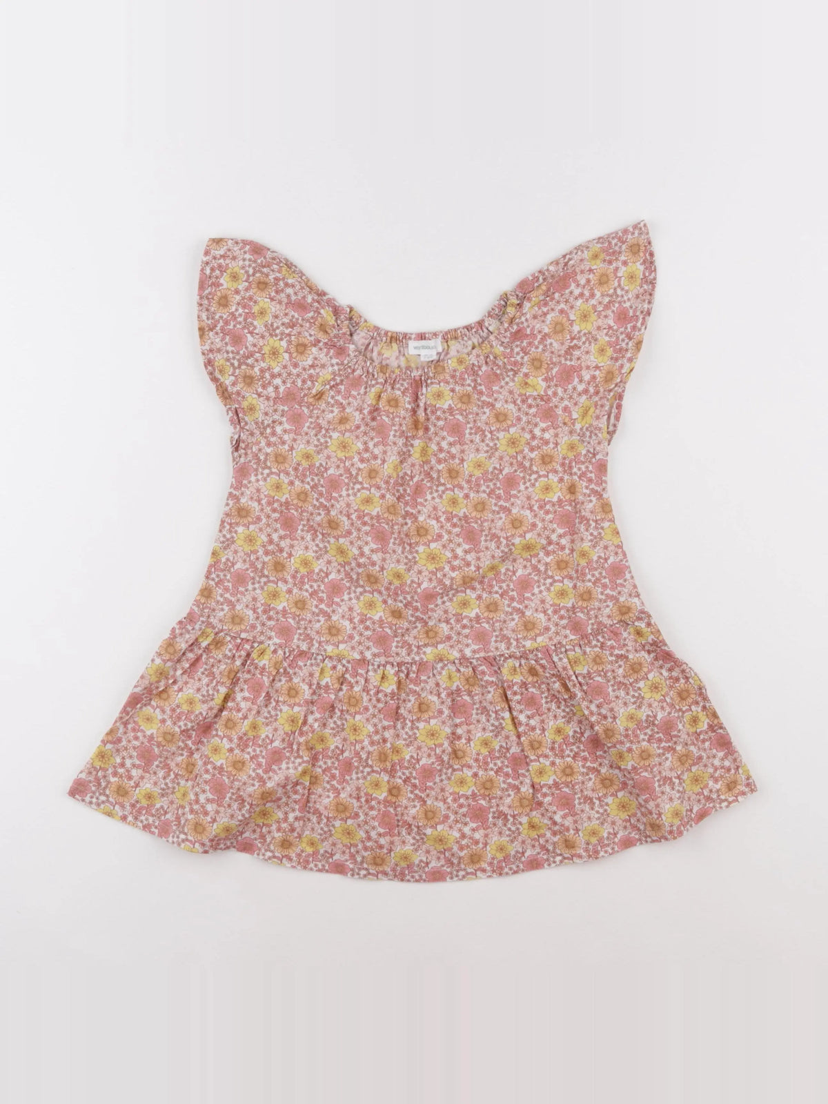 Vertbaudet - robe multicolore - 2 ans