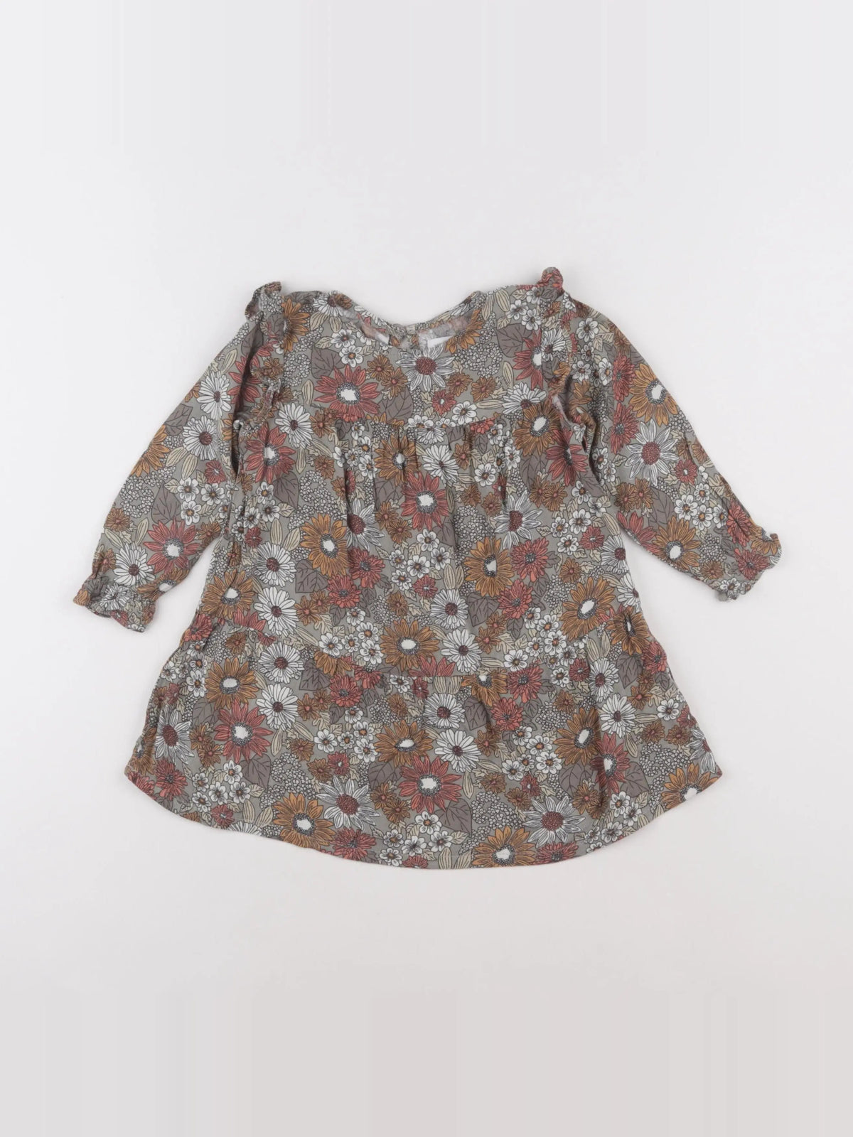 Vertbaudet - robe multicolore - 2 ans