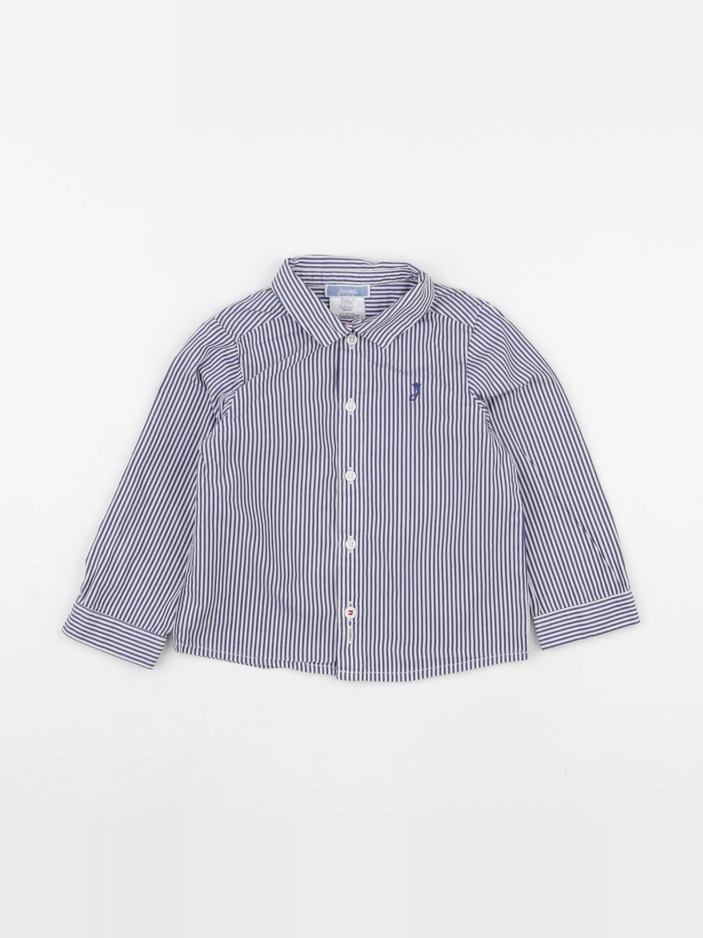 Jacadi - chemise bleu - 24 mois