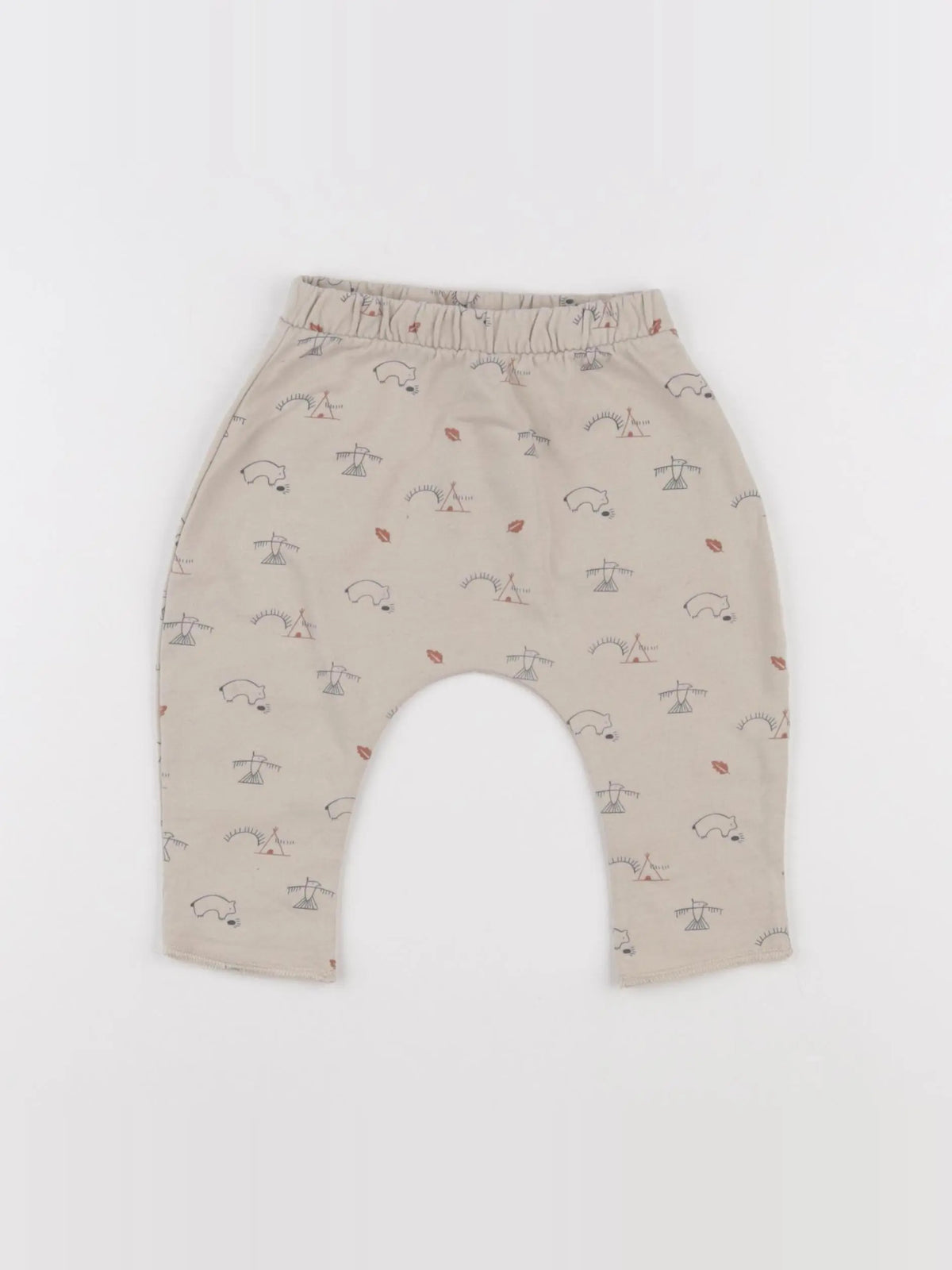 Vertbaudet - jogging beige - 3 mois