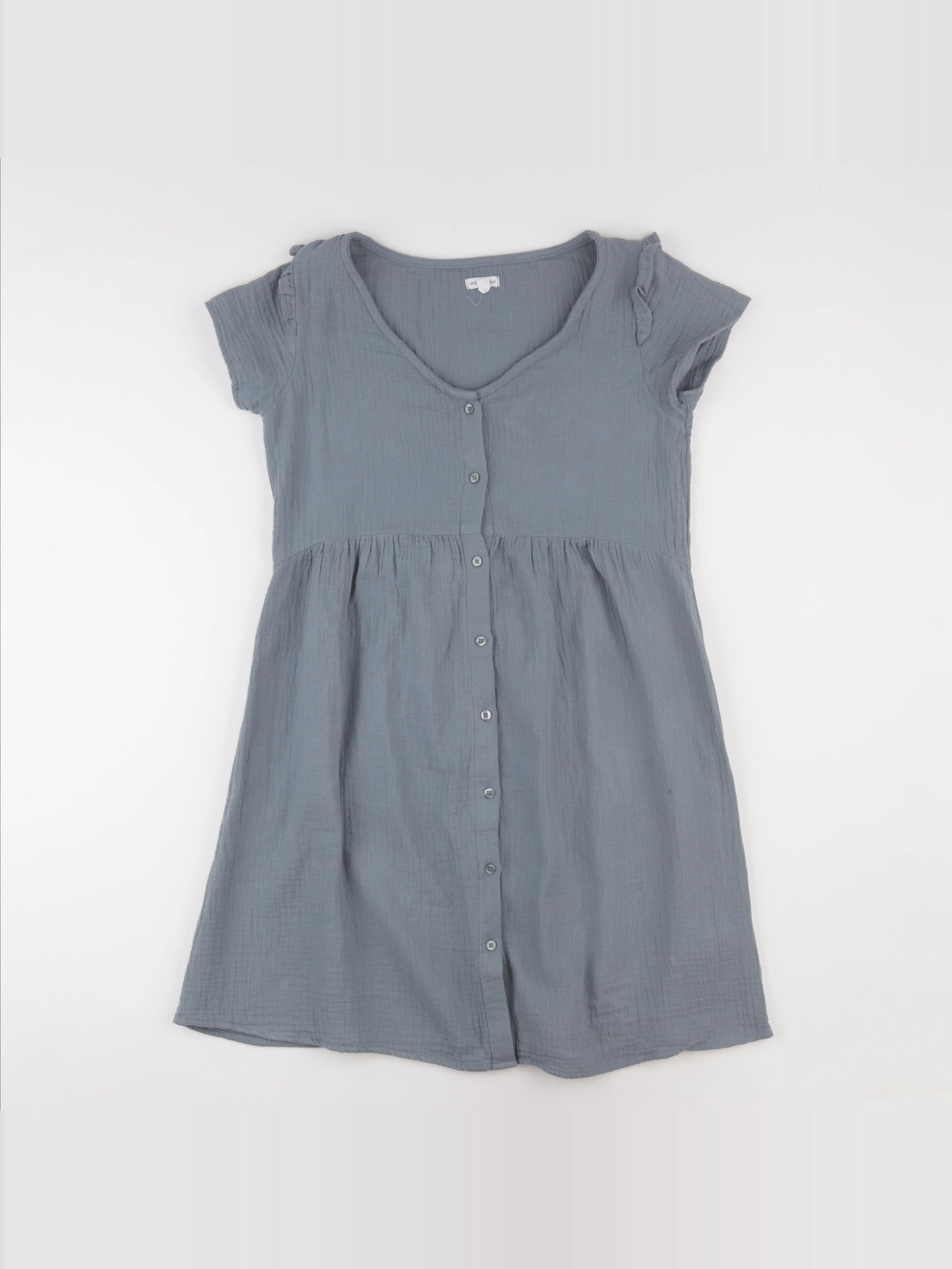 Vertbaudet - robe grossesse bleu - 34