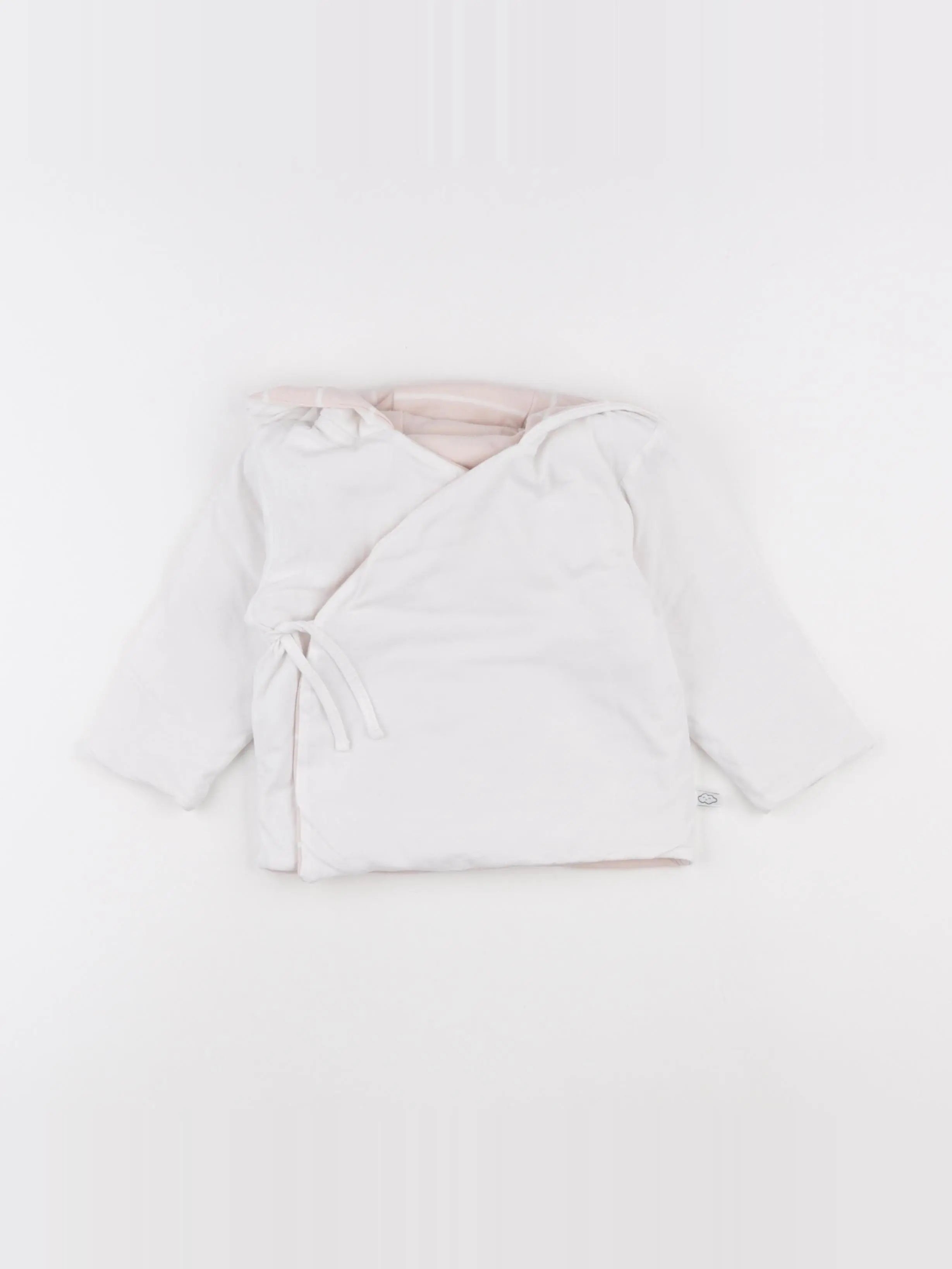 Vertbaudet - veste blanc, rose - 12 mois