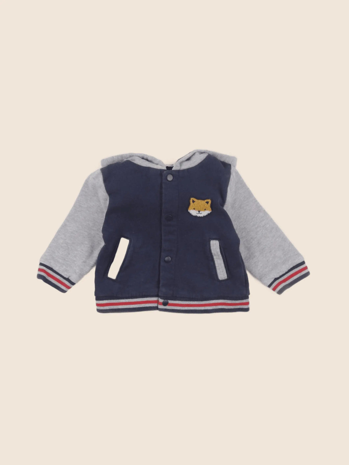 Boutchou - sweat bleu, gris - 6 mois