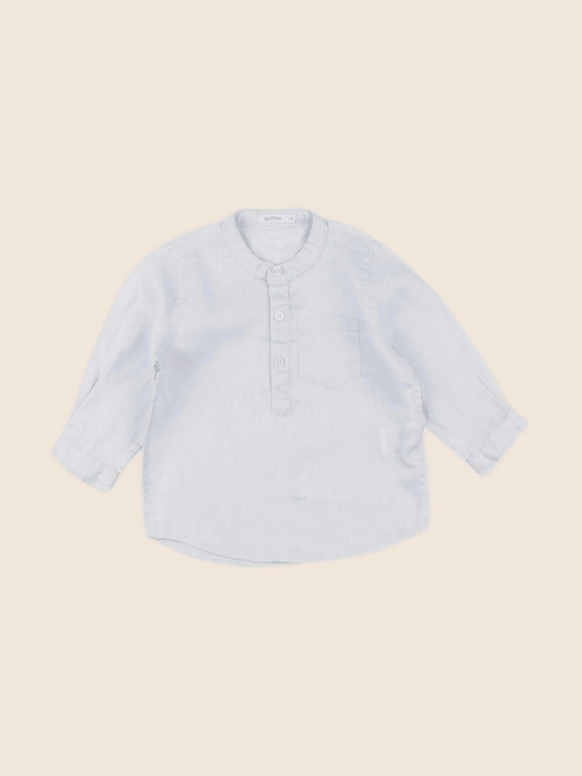 Boutchou - chemise bleu - 12 mois
