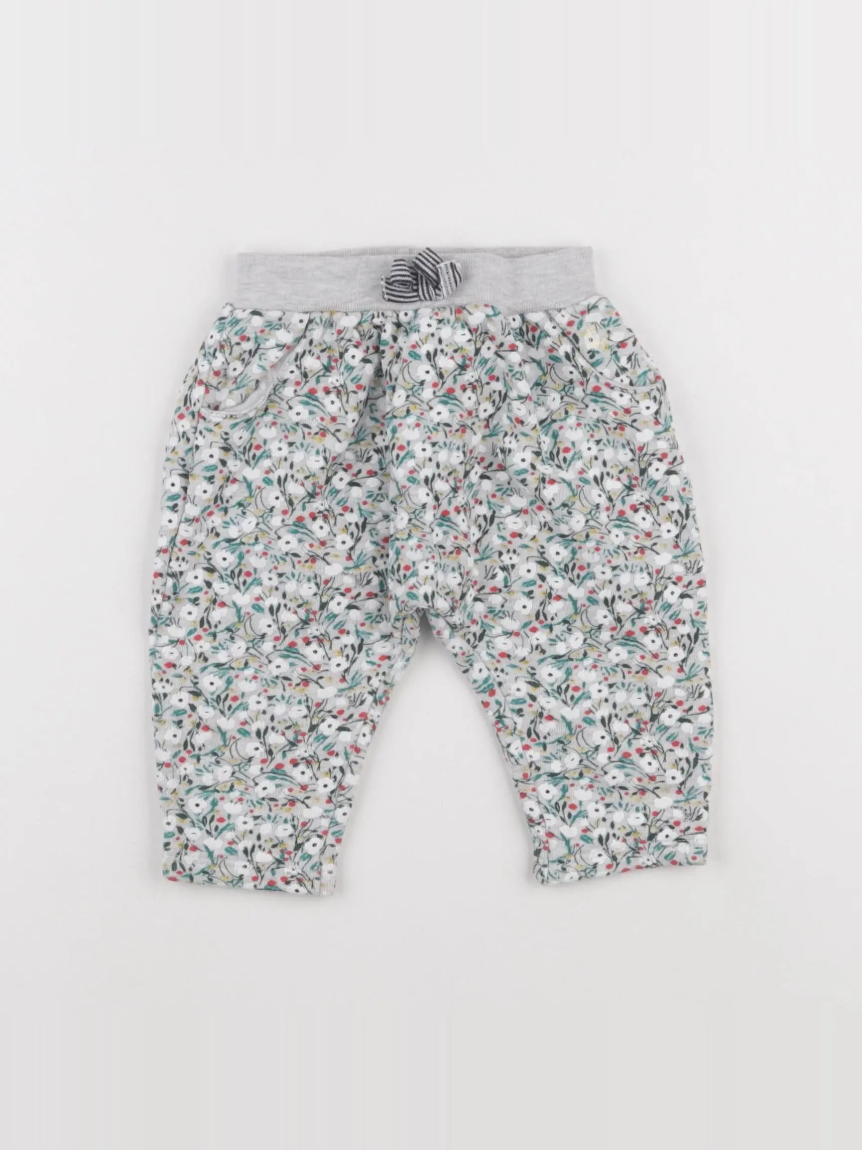 Petit Bateau - jogging gris - 6 mois