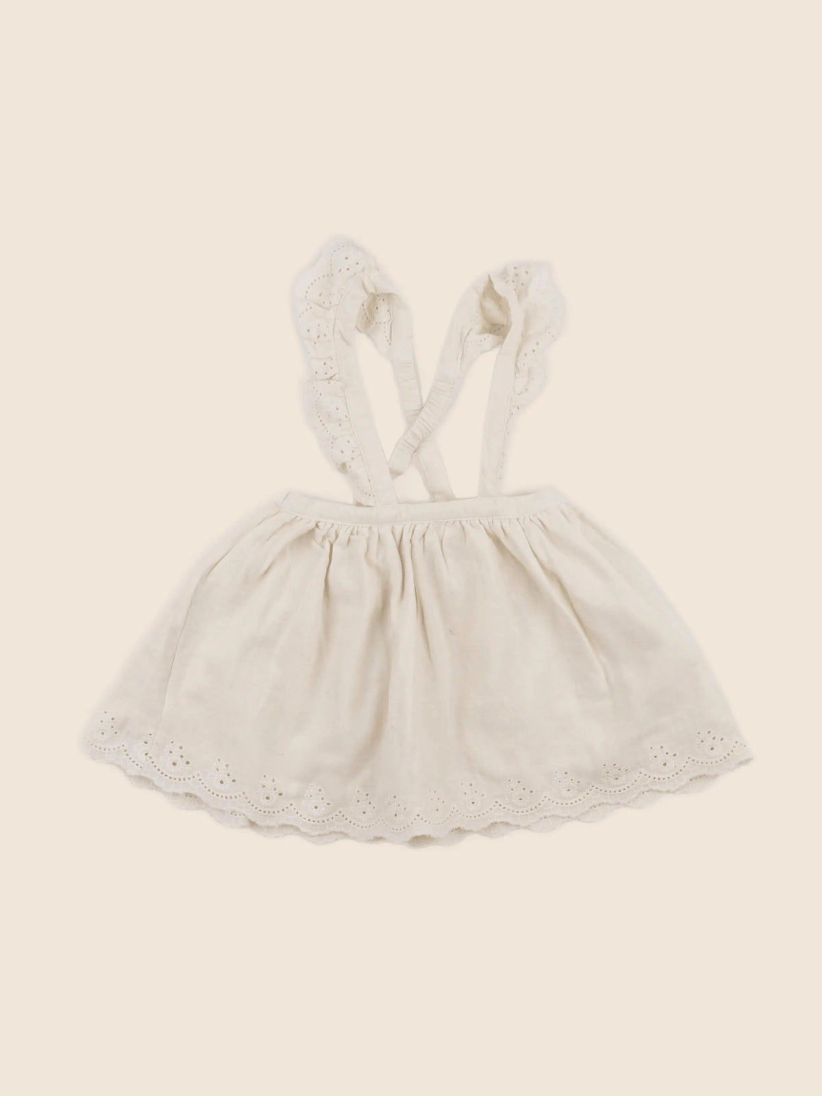 Vertbaudet - robe beige - 18 mois