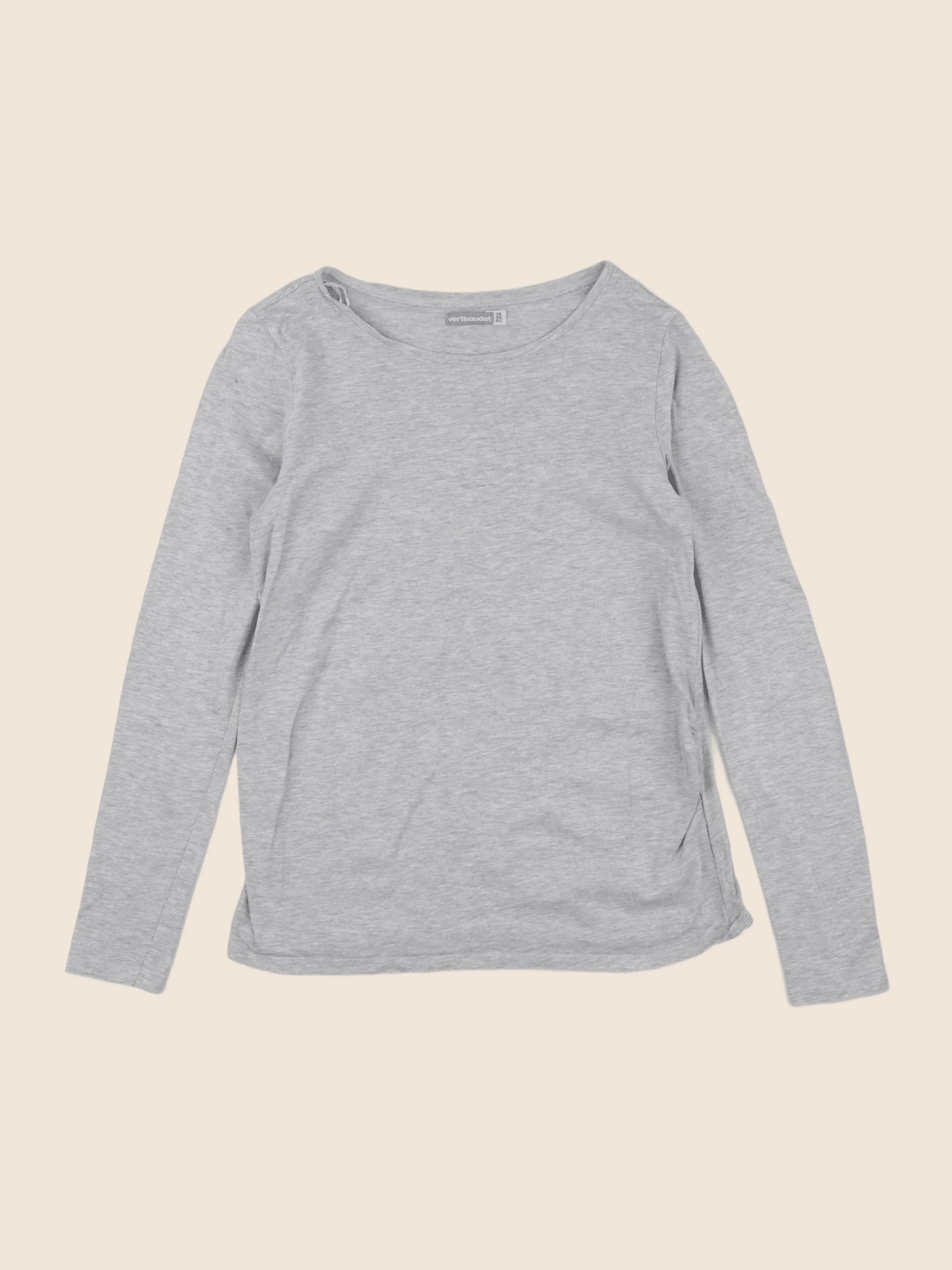 Vertbaudet - tee-shirt grossesse gris - 38 à 40