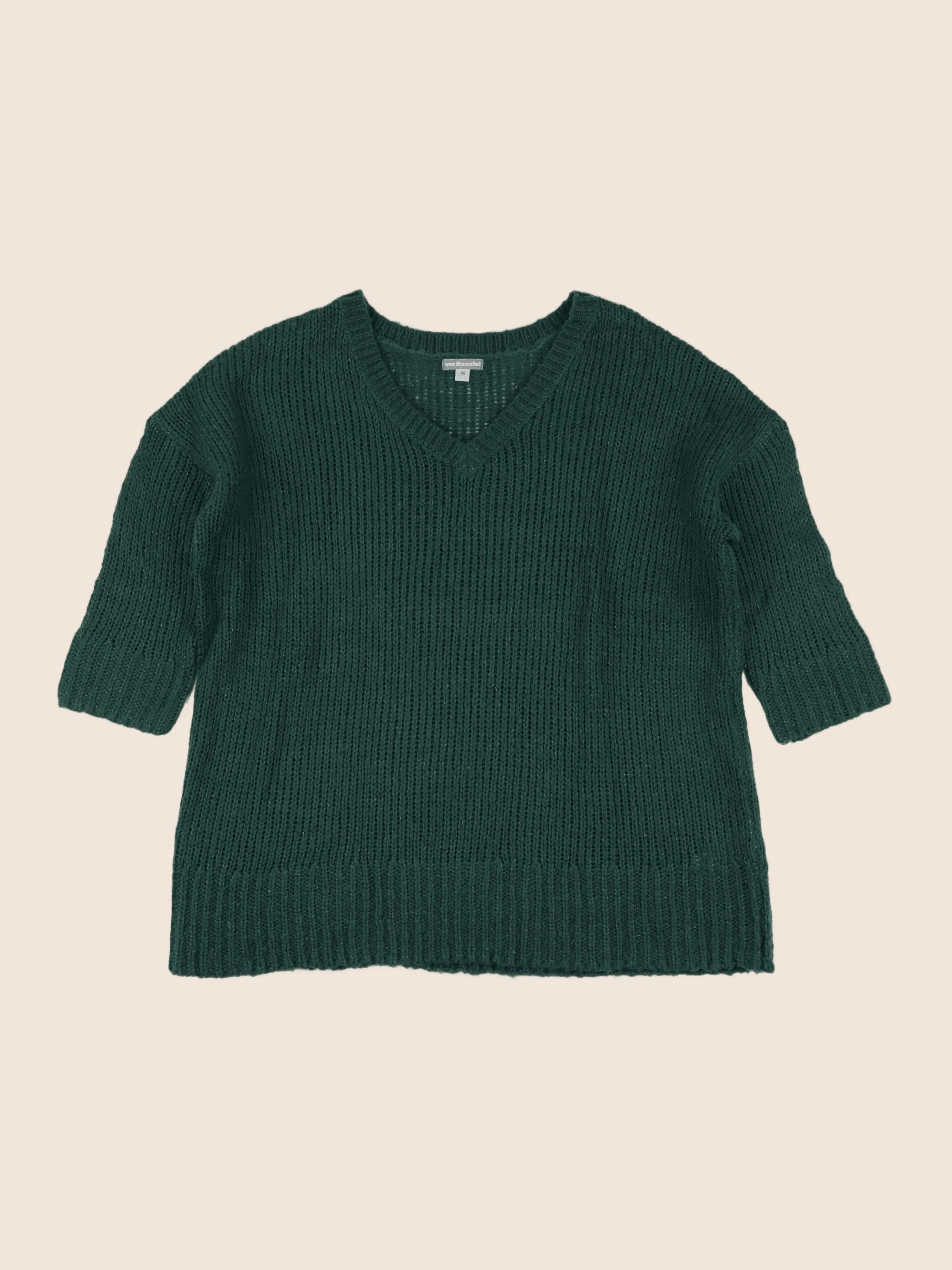 Envie de fraise - pull grossesse vert - 38