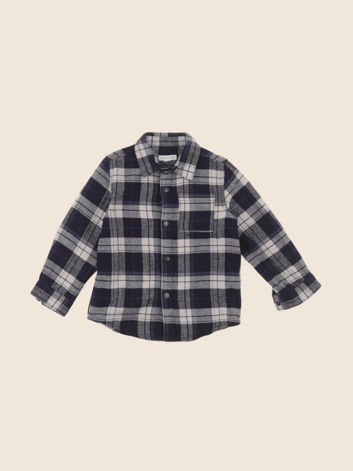 Vertbaudet - chemise bleu - 3 ans