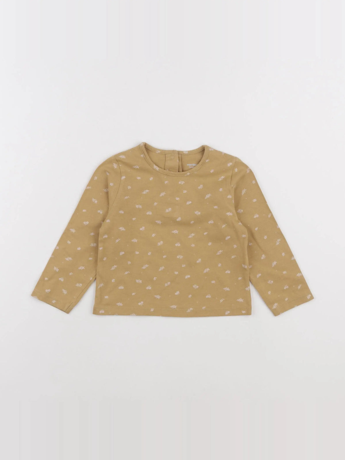 Vertbaudet - tee-shirt jaune - 12 mois
