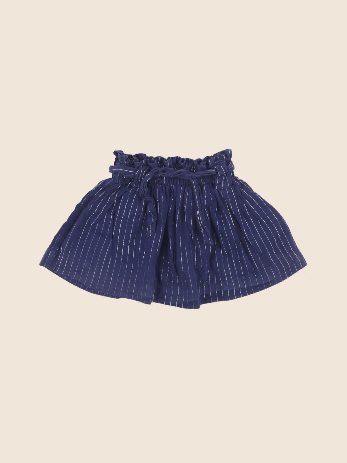 Vertbaudet - jupe bleu, argent - 9 mois
