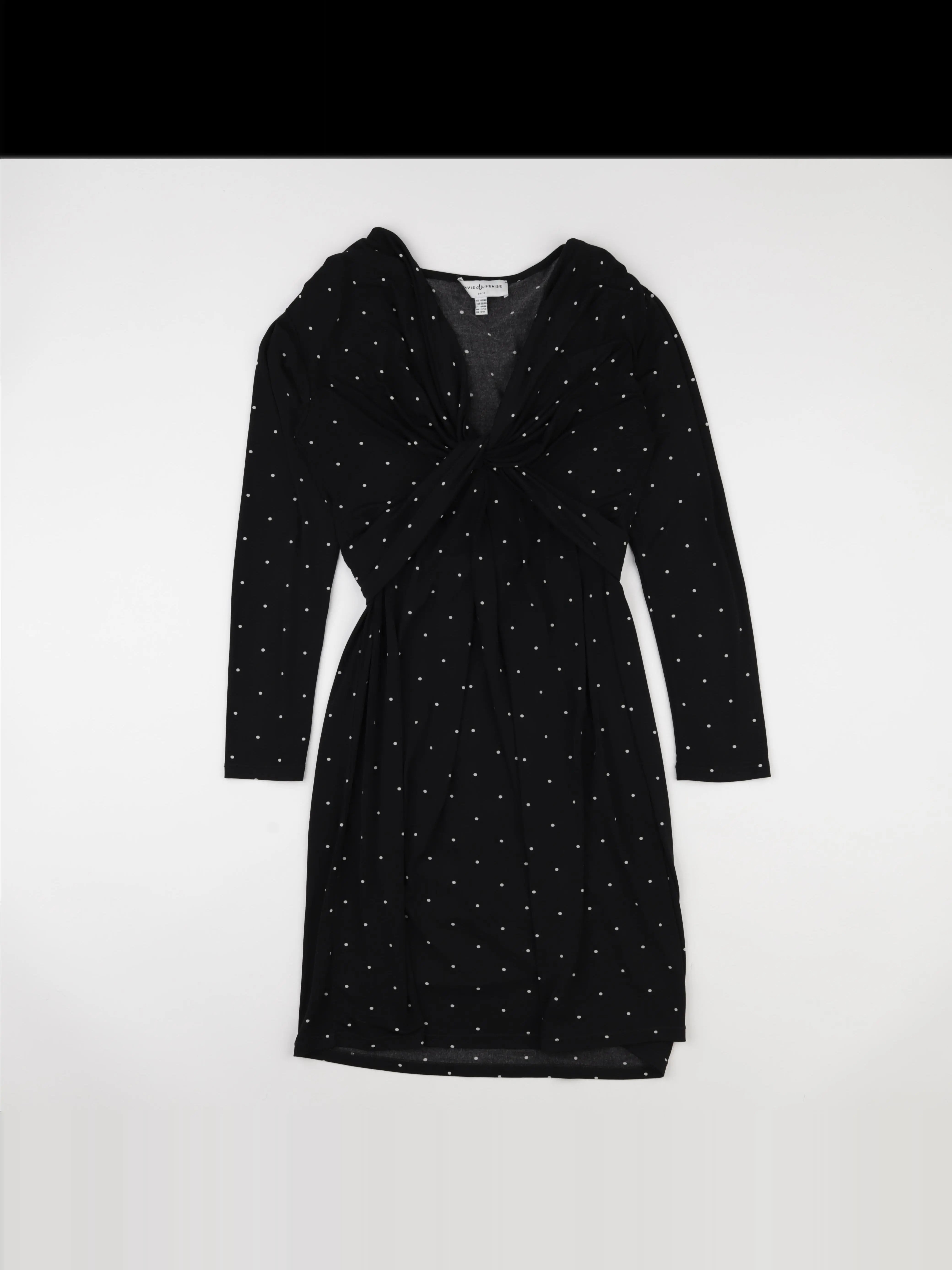 Envie de fraise - robe grossesse, allaitement noir - 40 à 42
