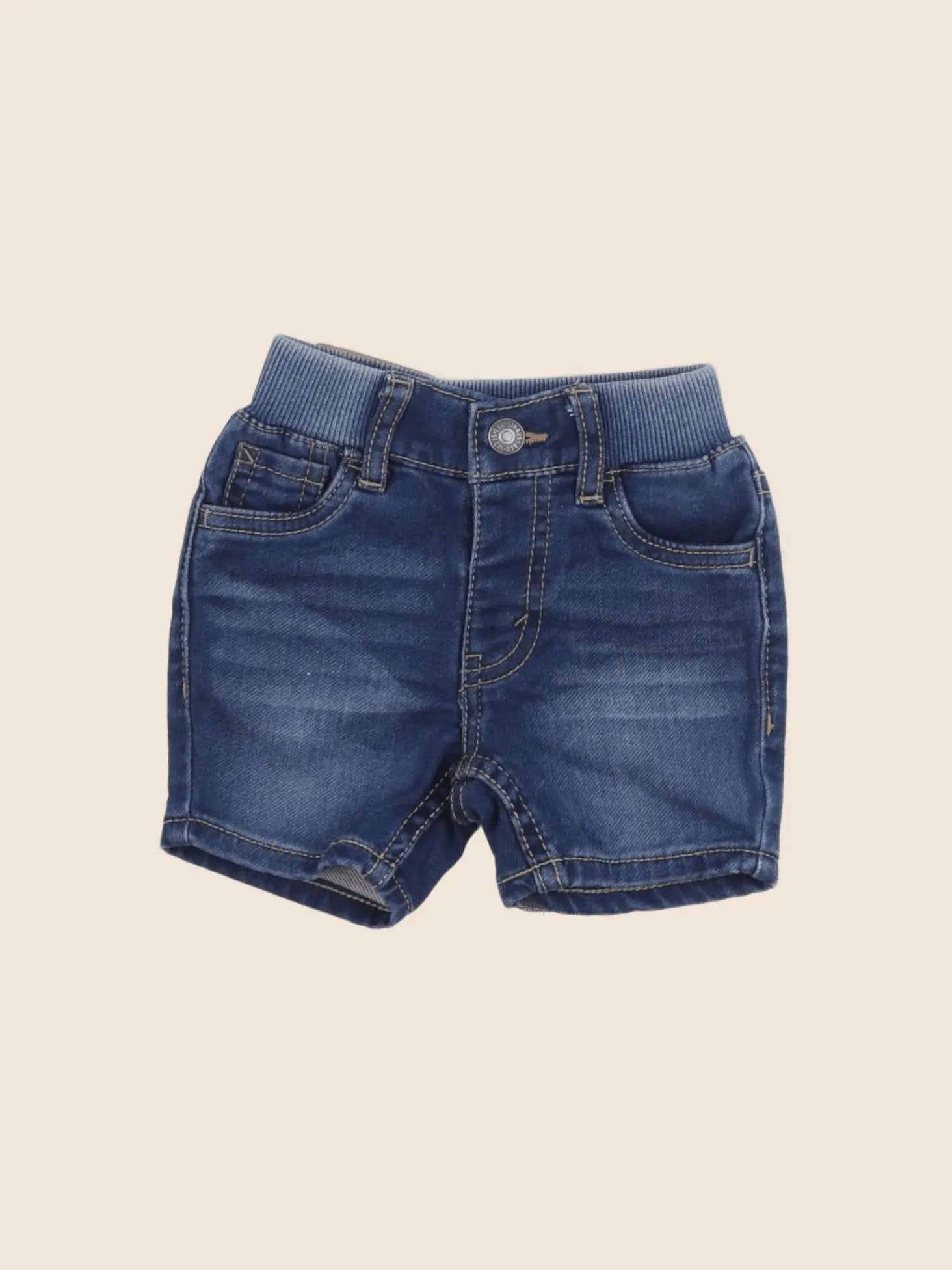 Levi's - short bleu - 3/6 mois