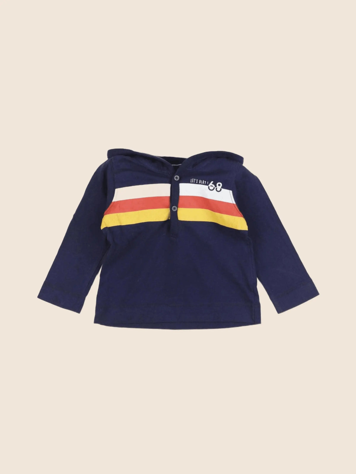 Vertbaudet - tee-shirt bleu - 9 mois