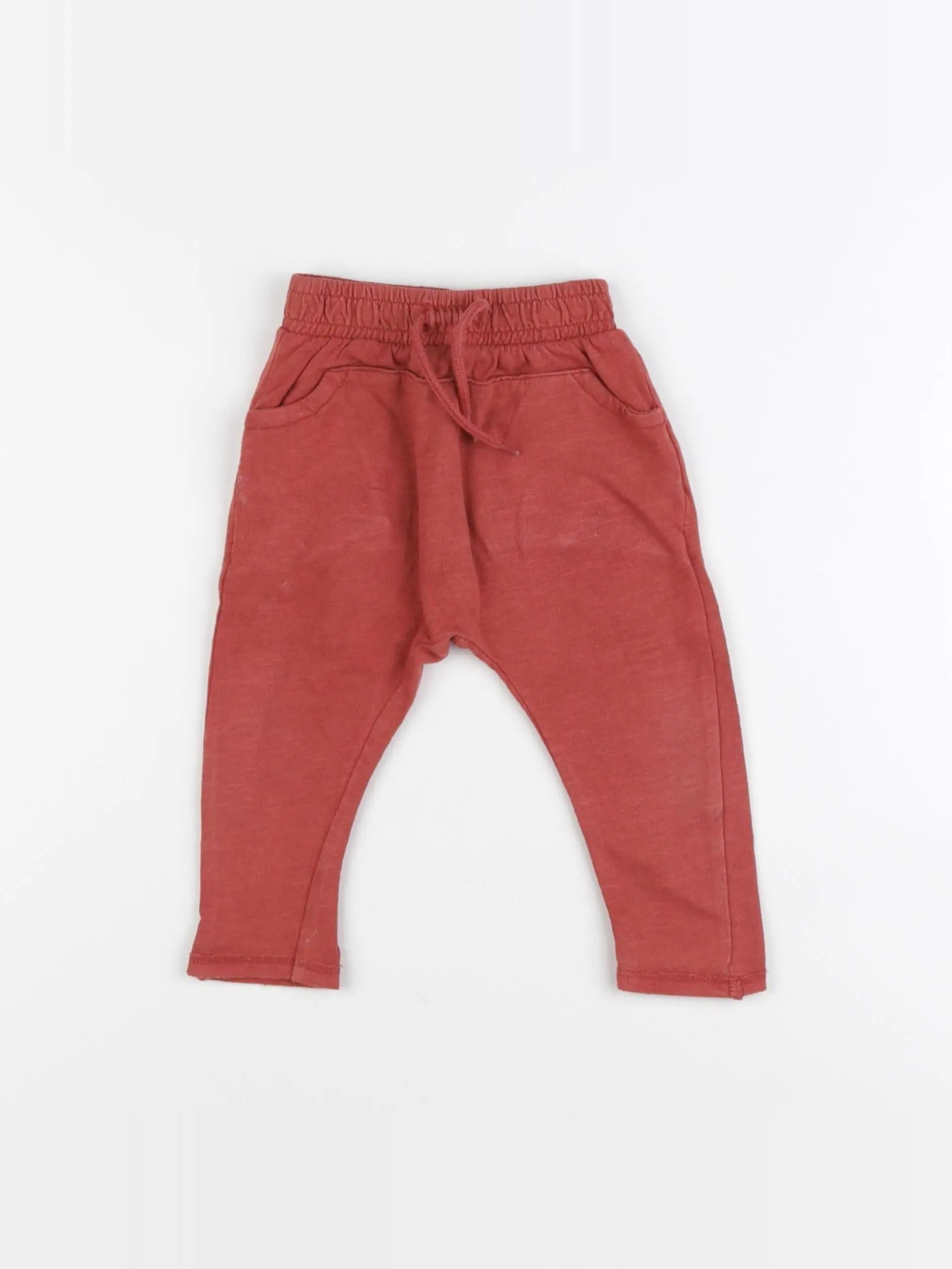 Vertbaudet - jogging rouge - 6 mois
