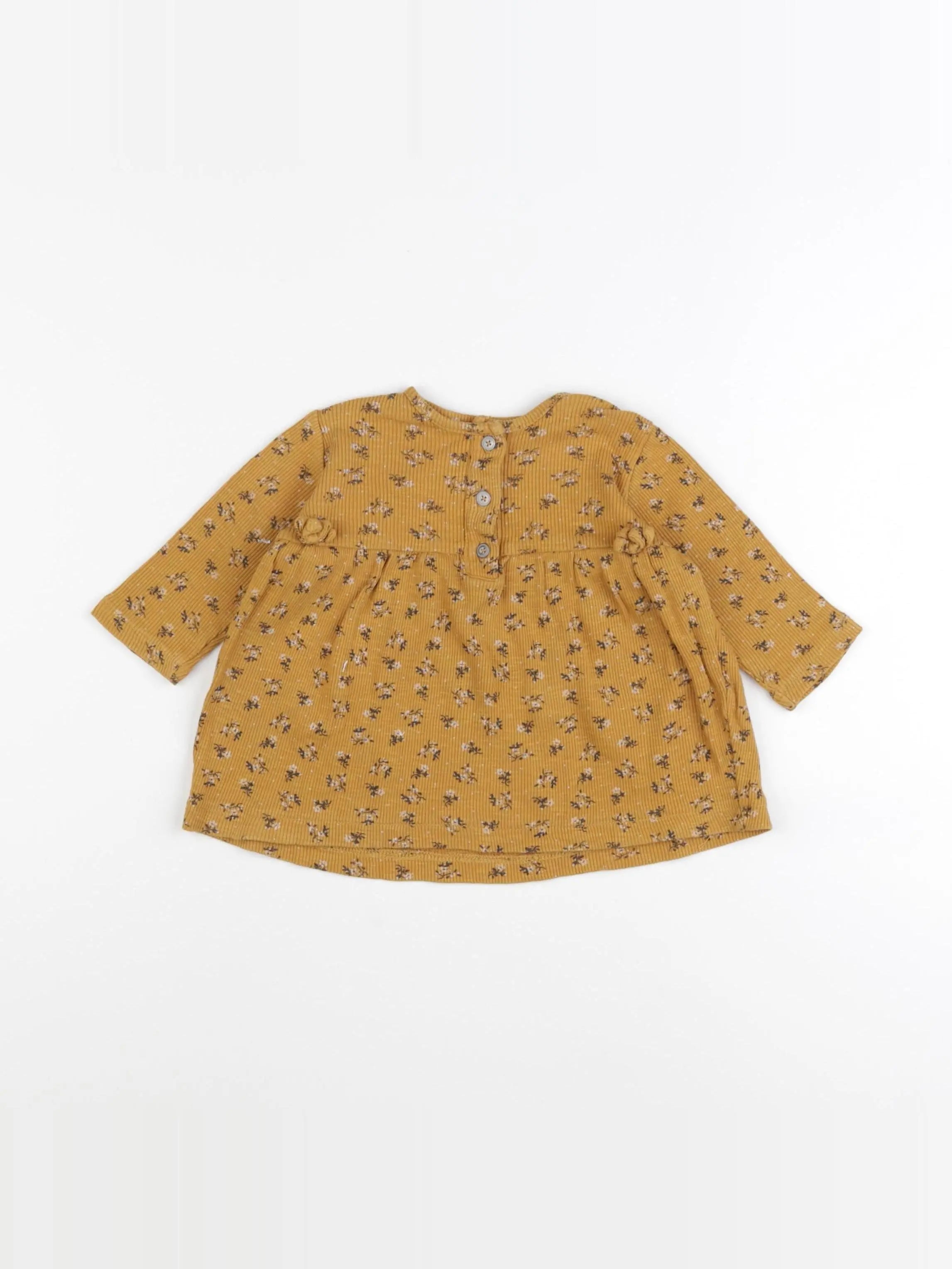 Vertbaudet - robe jaune - 6 mois