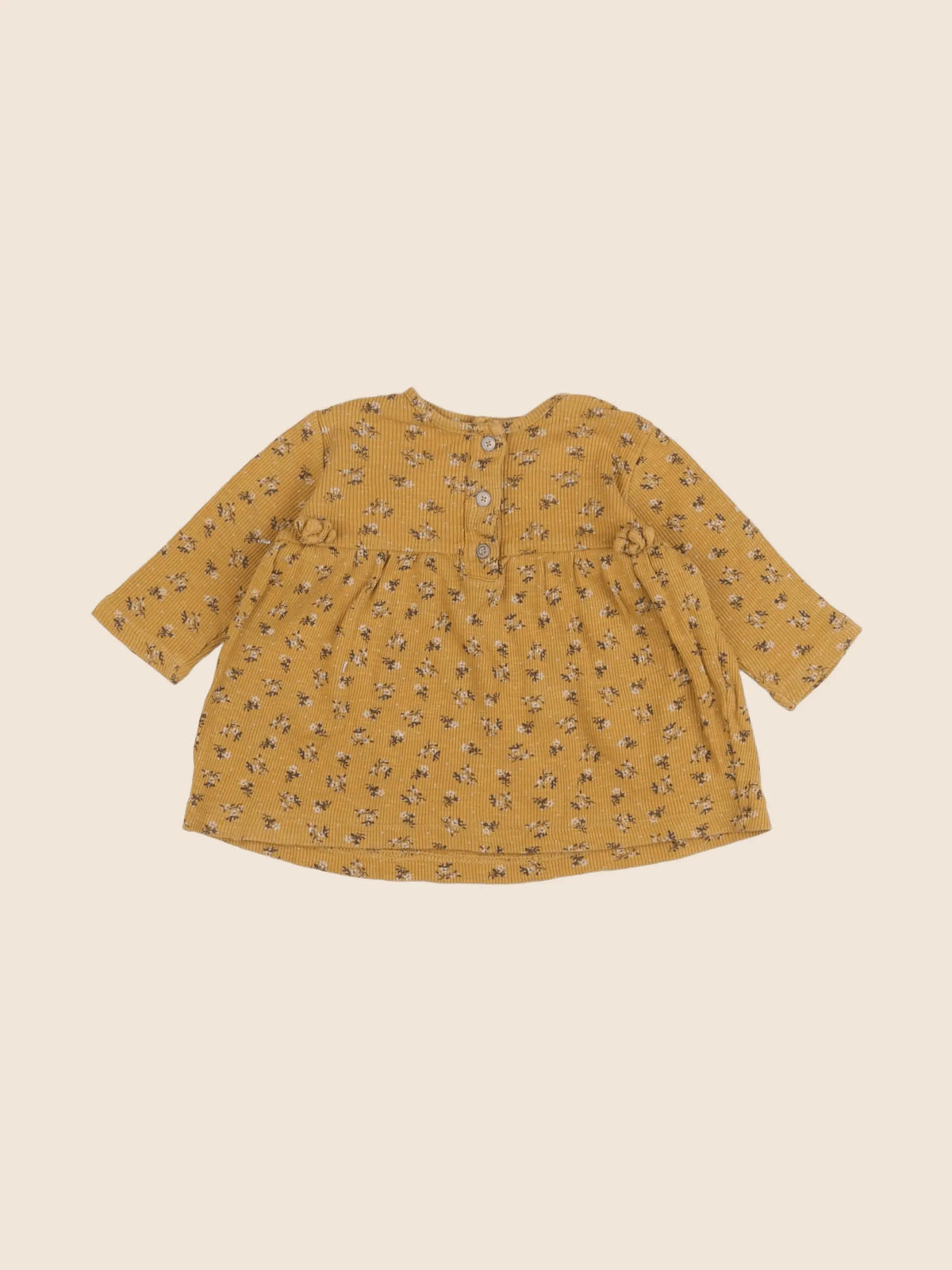 Vertbaudet - robe jaune - 6 mois
