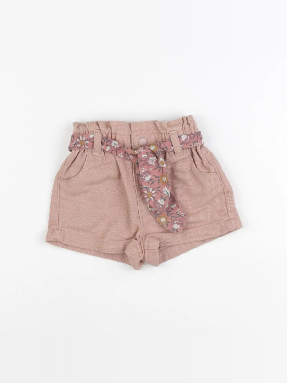 Vertbaudet - short marron - 9 mois