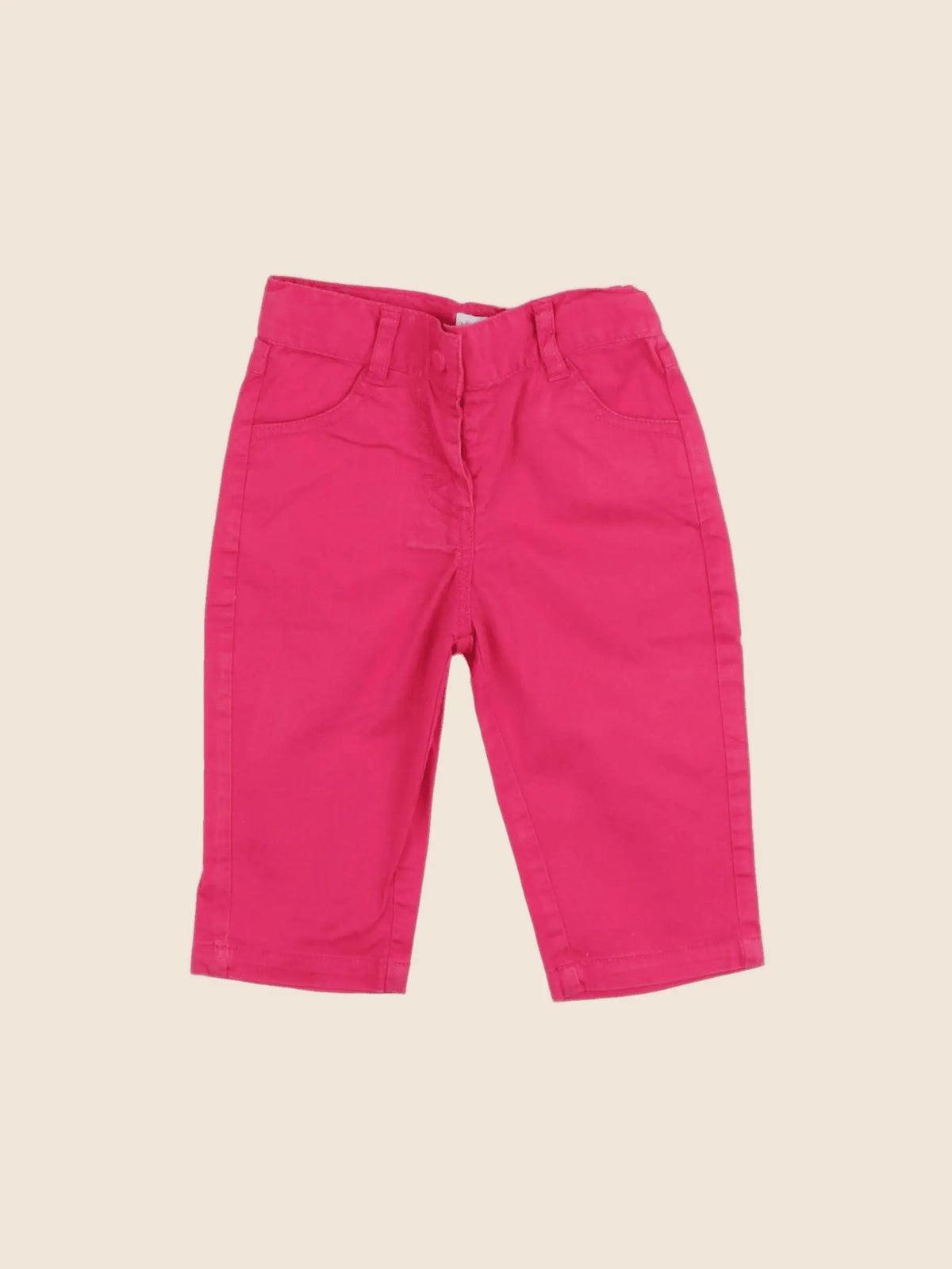 Vertbaudet - pantalon rose - 9 mois