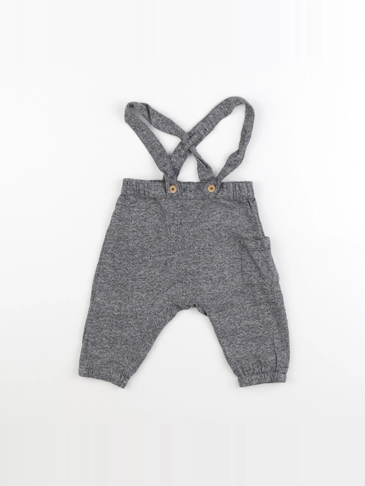H&M - pantalon bleu - 3/6 mois