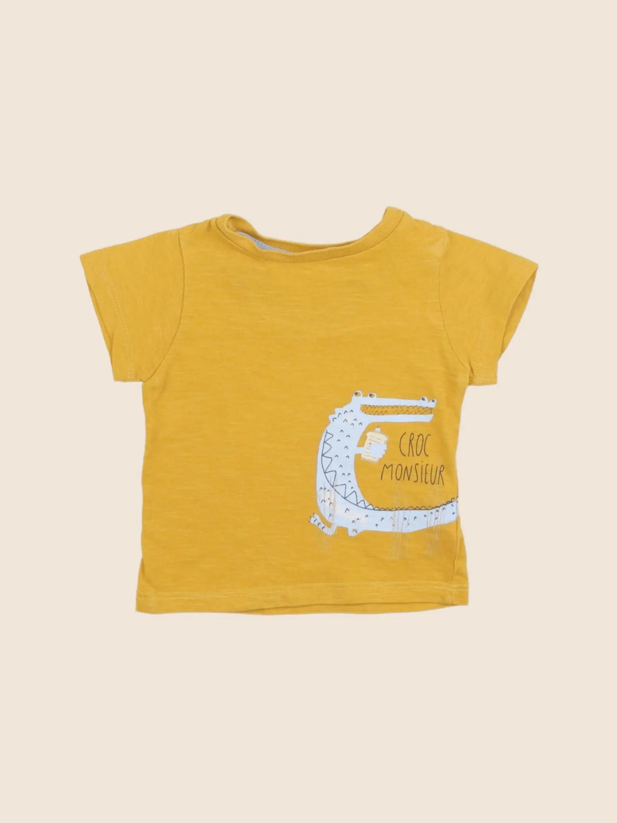 Cadet Rousselle - tee-shirt jaune - 6 mois