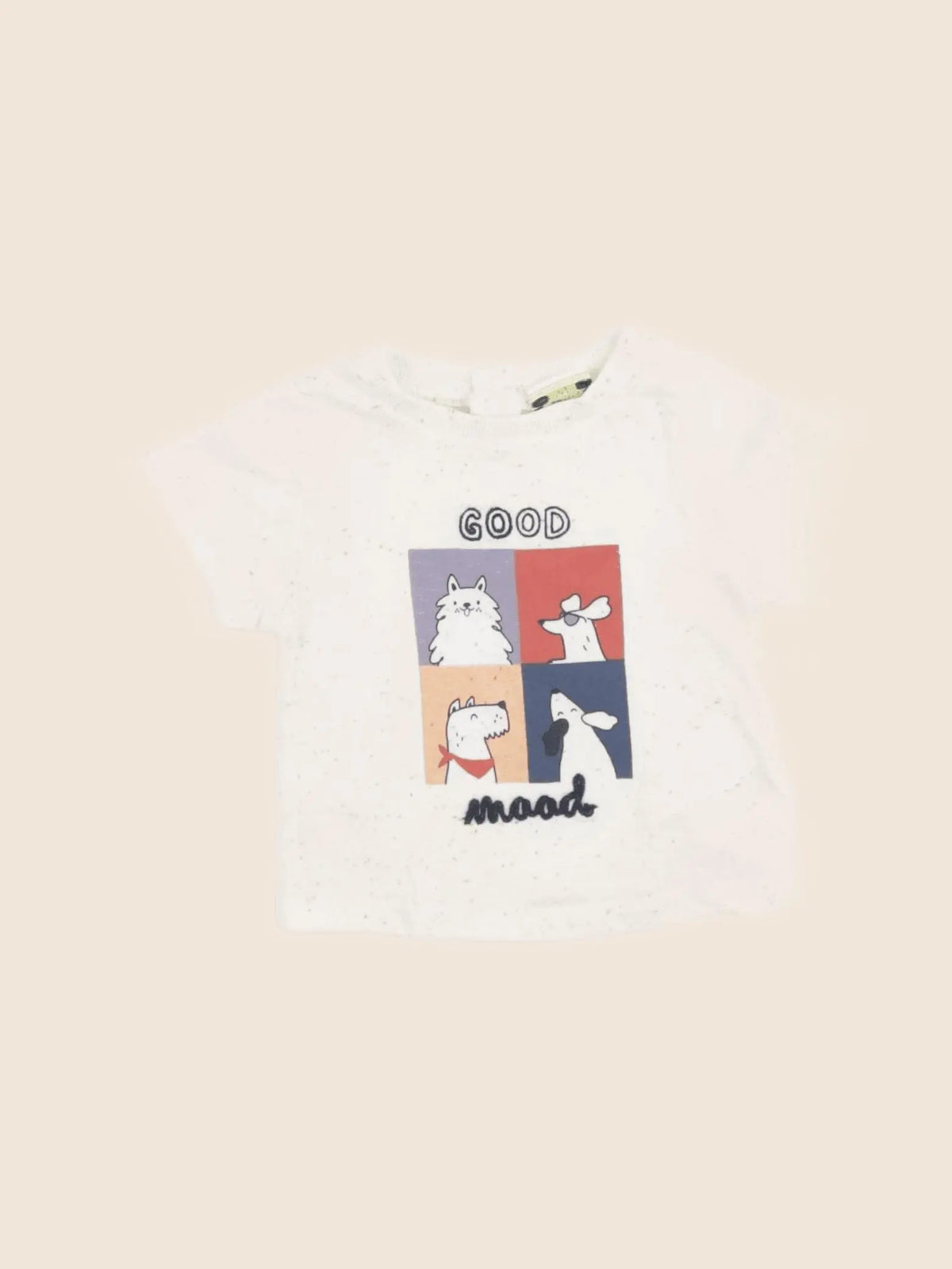 Tape à l'oeil - tee-shirt beige - 3 mois