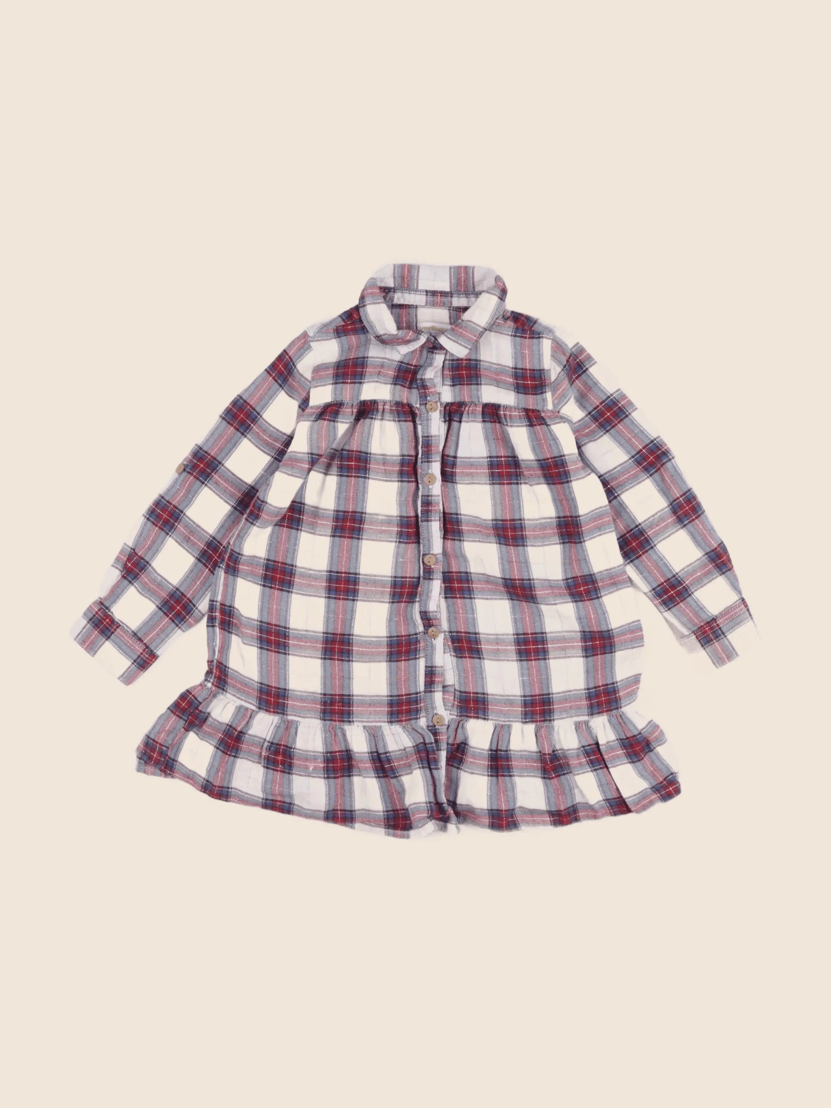 Vertbaudet - robe multicolore - 3 ans