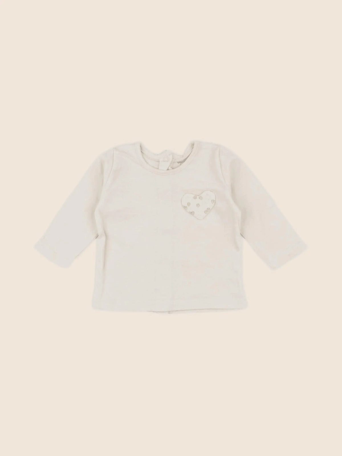 Vertbaudet - tee-shirt beige - 3 mois