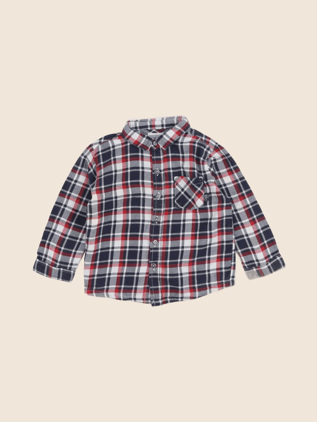 Vertbaudet - chemise multicolore - 18 mois