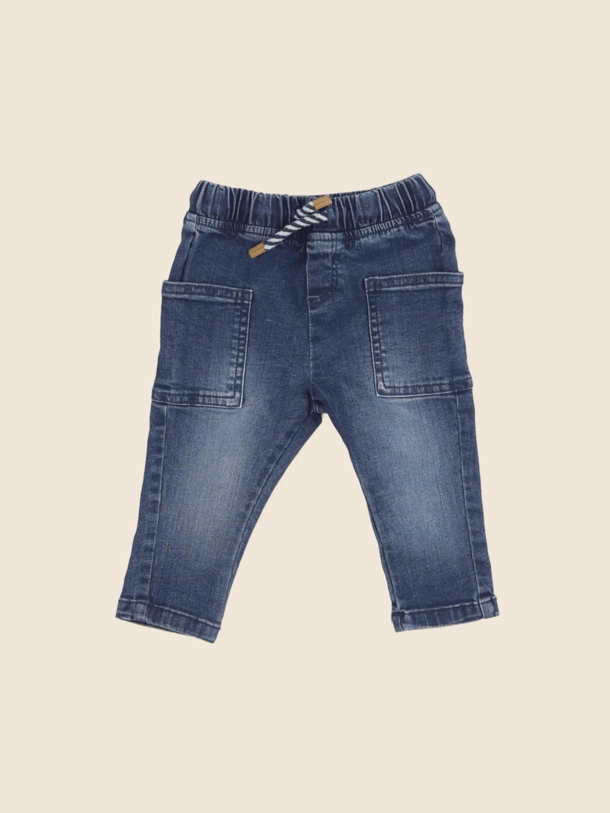 Vertbaudet - jean bleu - 9 mois